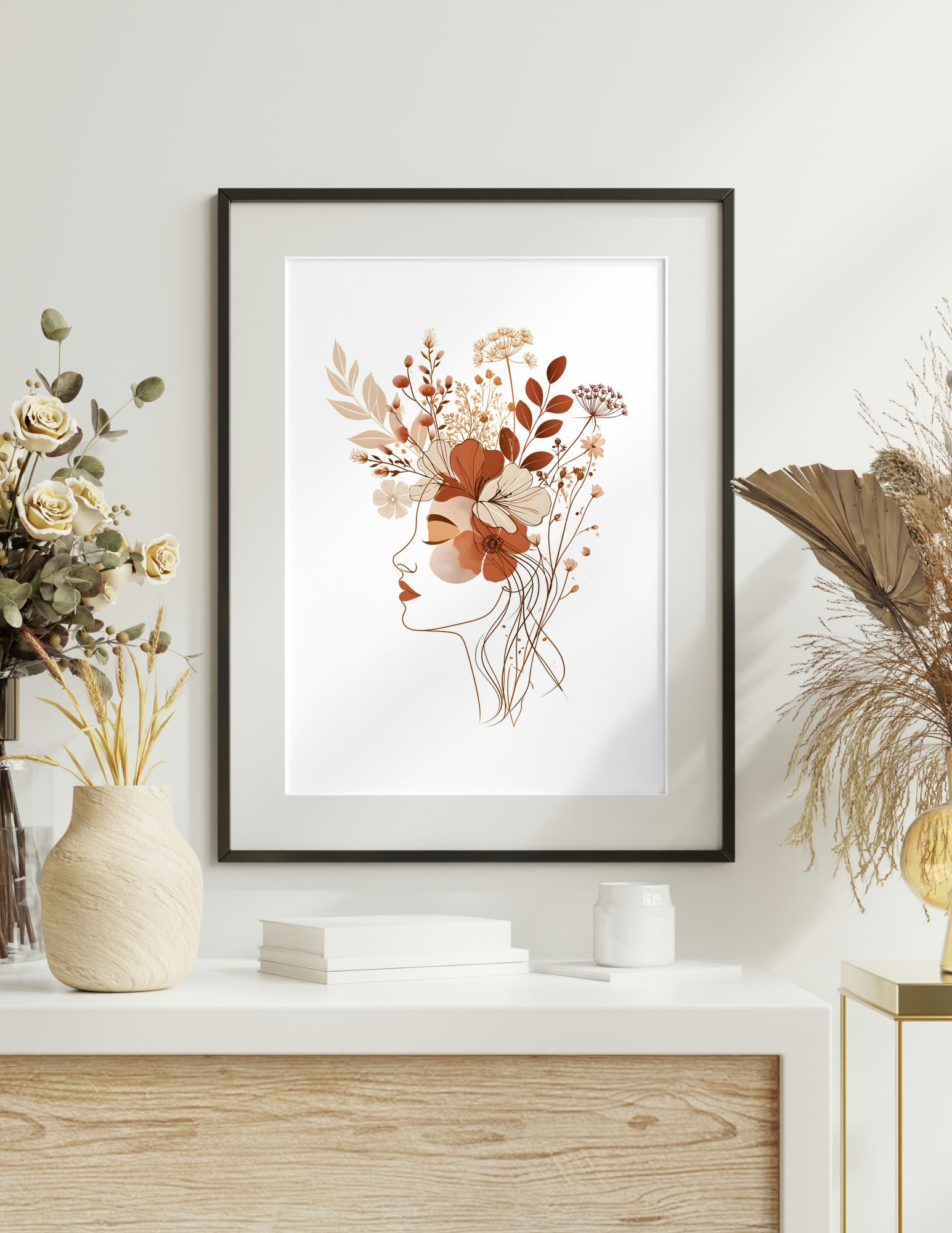 Fine Art Print shown in a room, mockup 2
