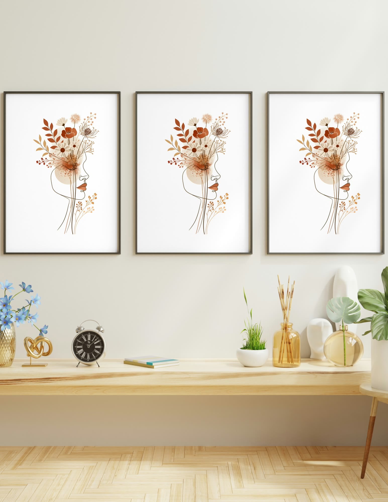 Semi-Gloss Poster shown in a room, mockup 2