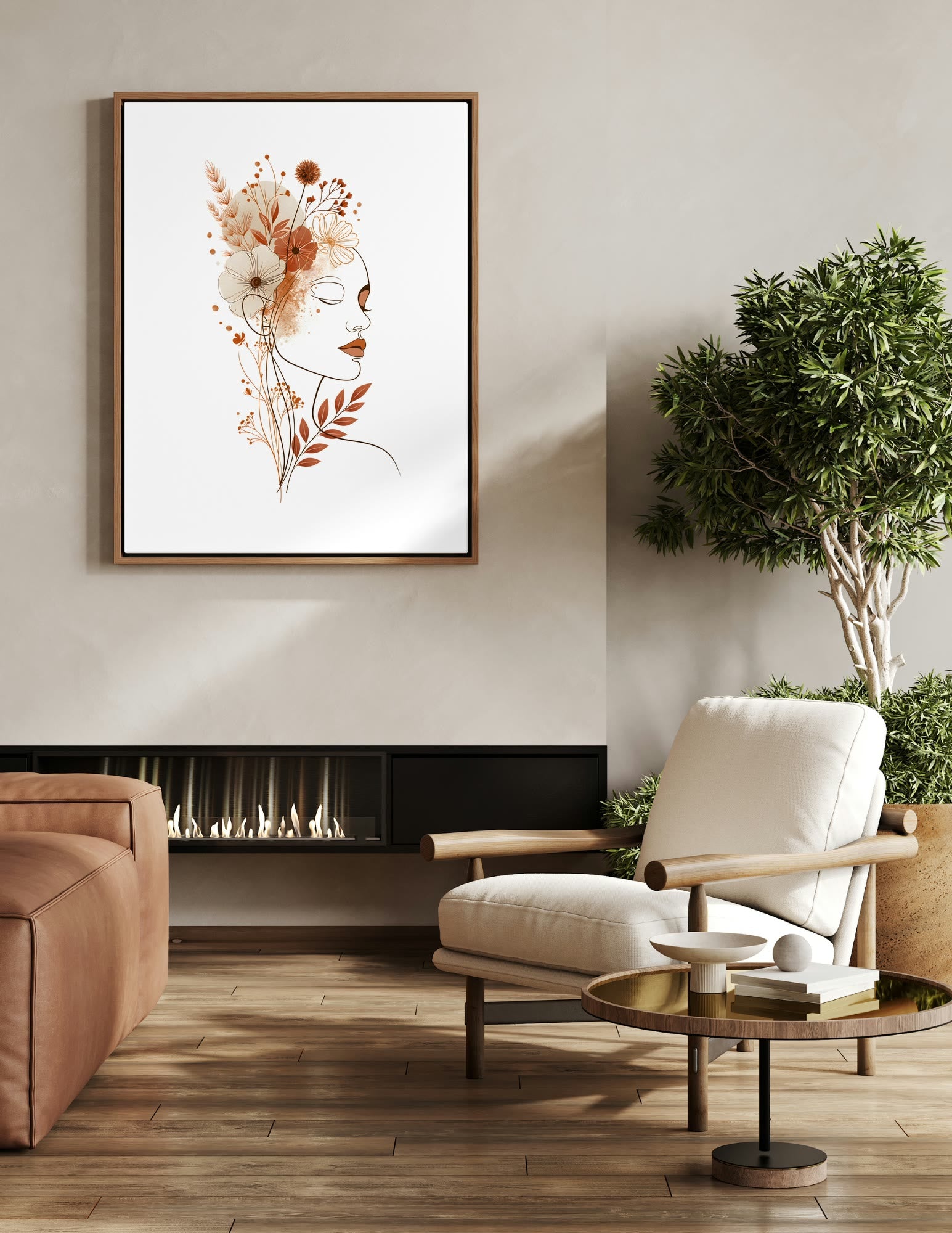 Fine Art Print shown in a room, mockup 1