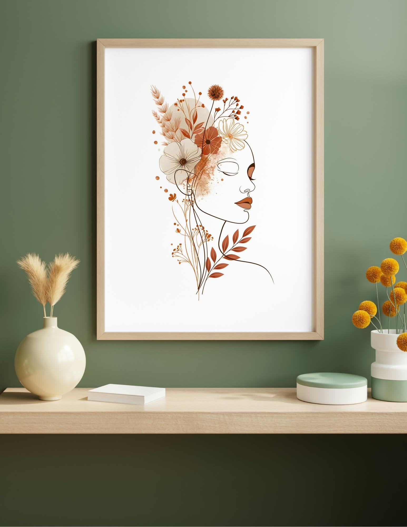 Fine Art Print shown in a room, mockup 2