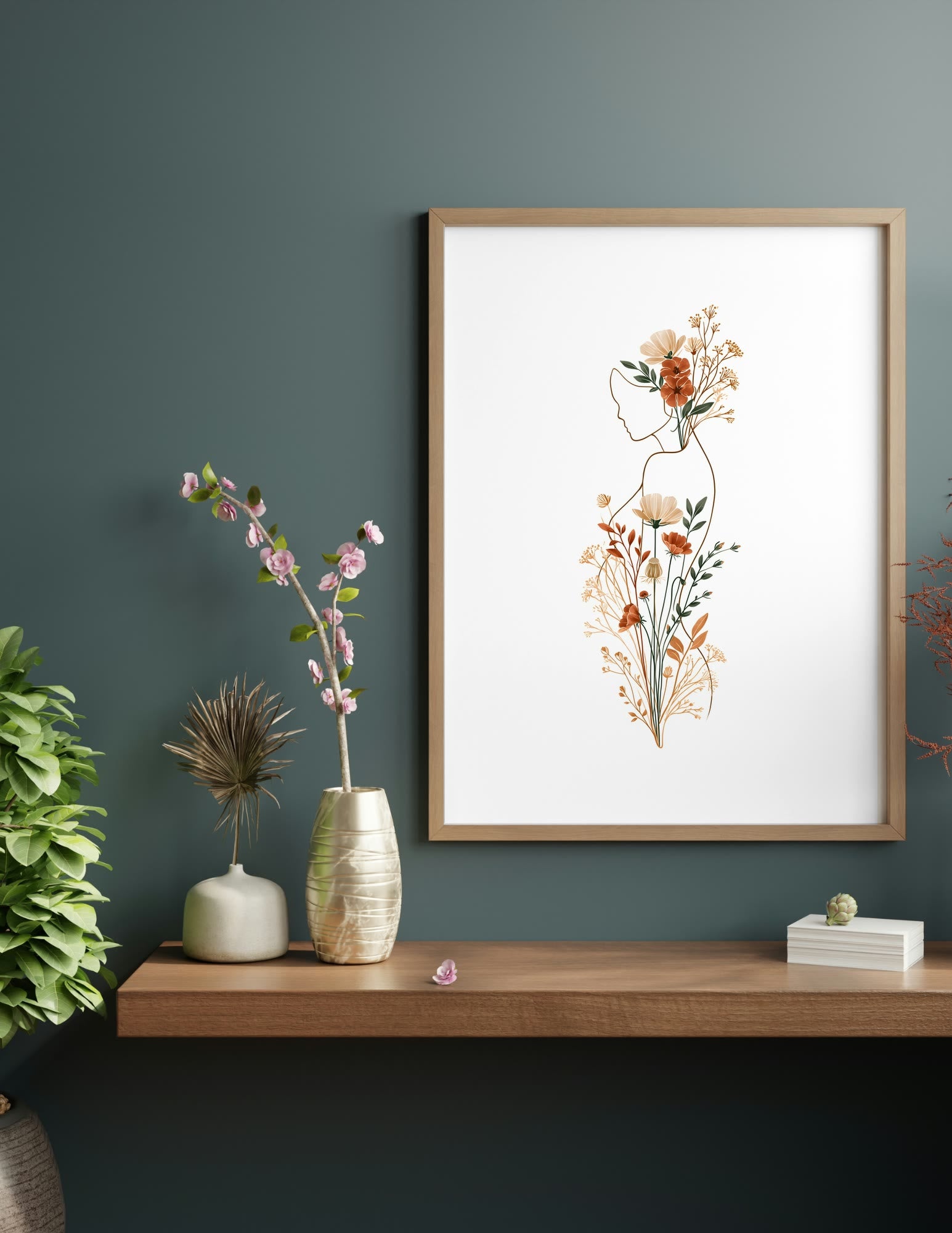 Semi-Gloss Poster shown in a room, mockup 1