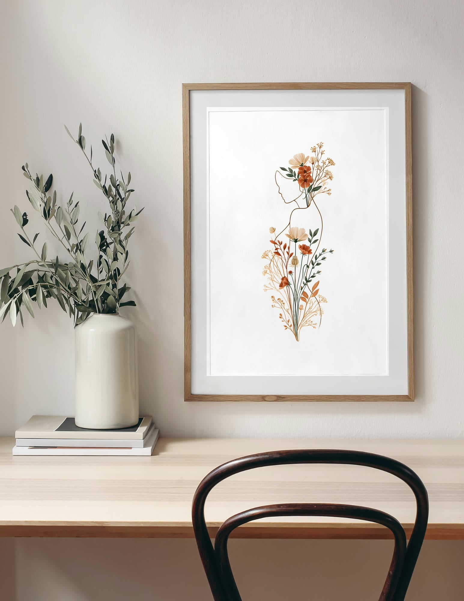 Fine Art Print shown in a room, mockup 2