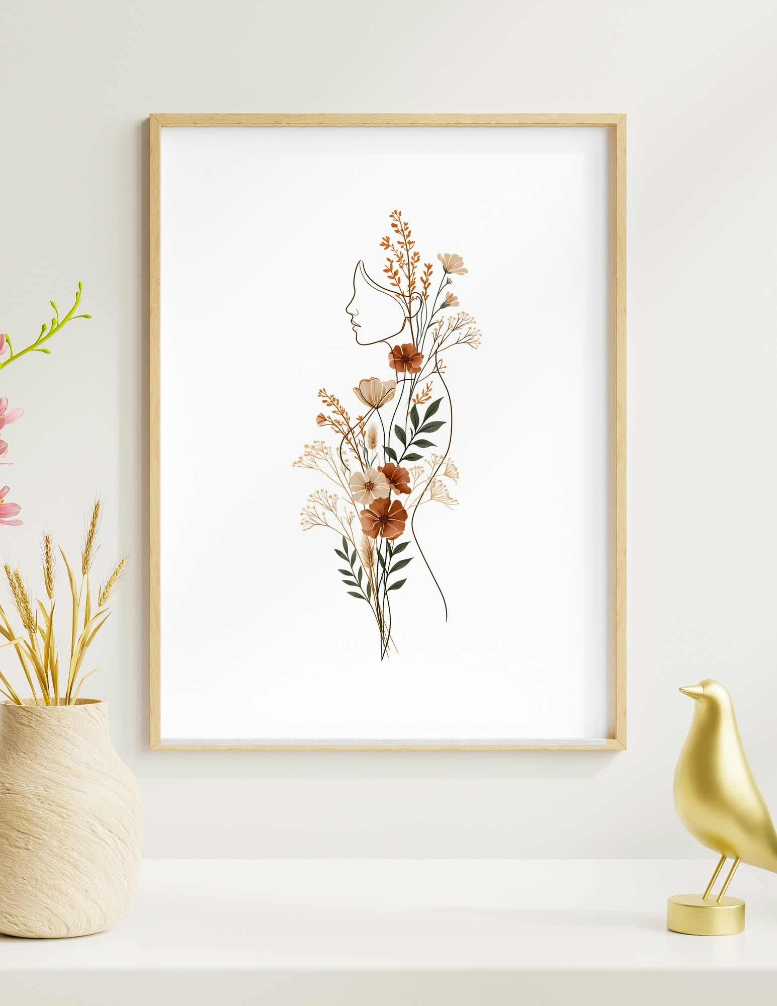 Fine Art Print shown in a room, mockup 1