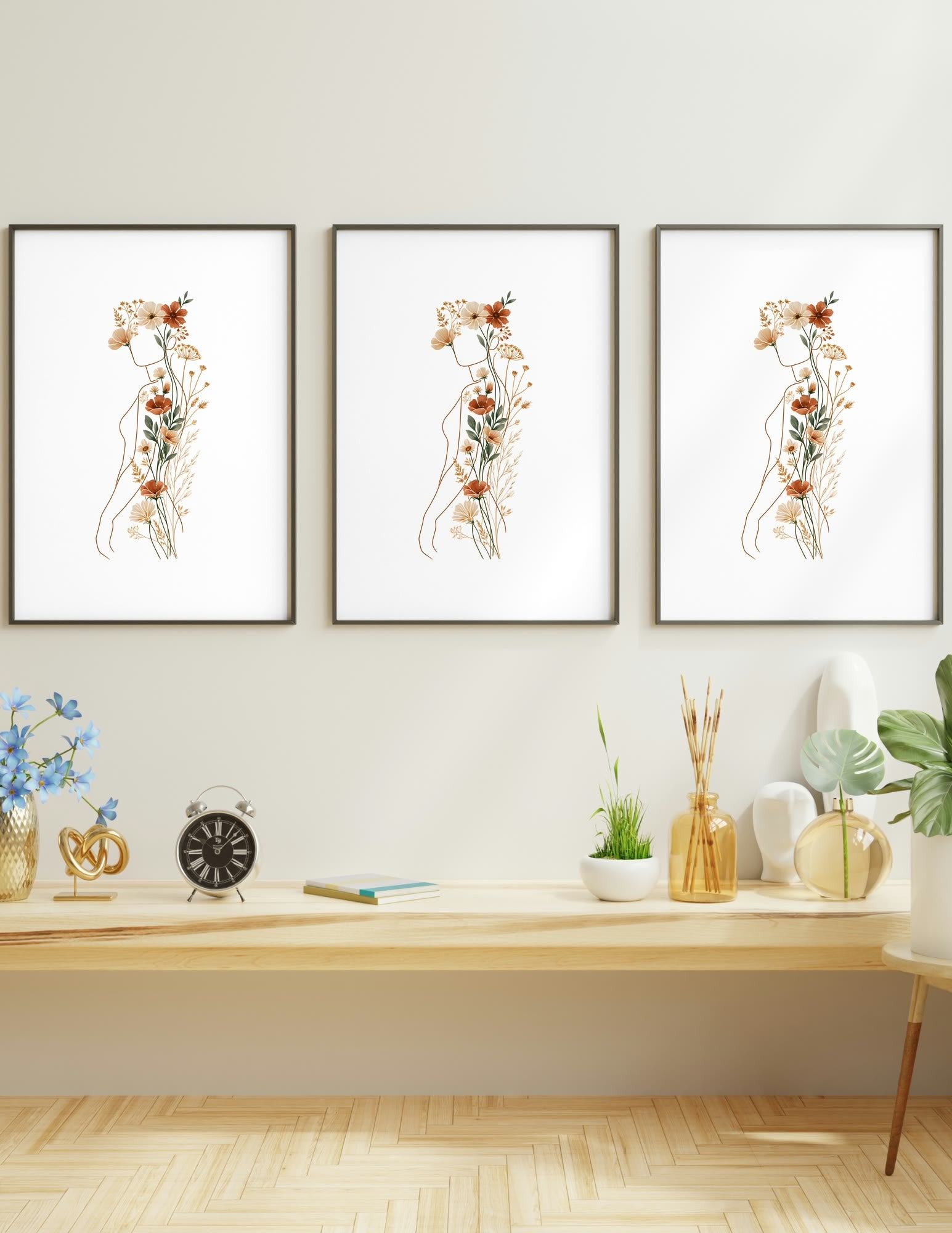 Semi-Gloss Poster shown in a room, mockup 2