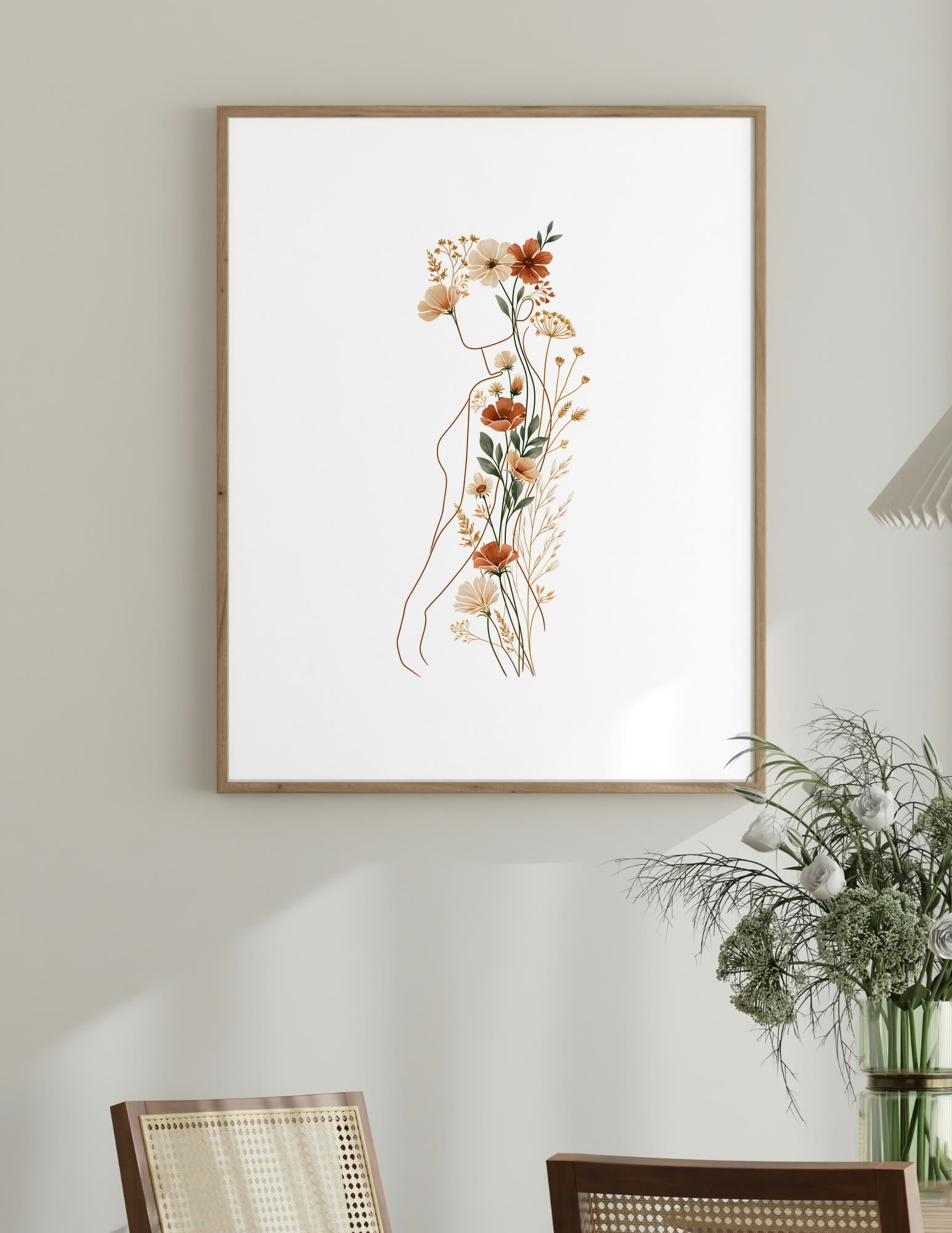 Fine Art Print shown in a room, mockup 2