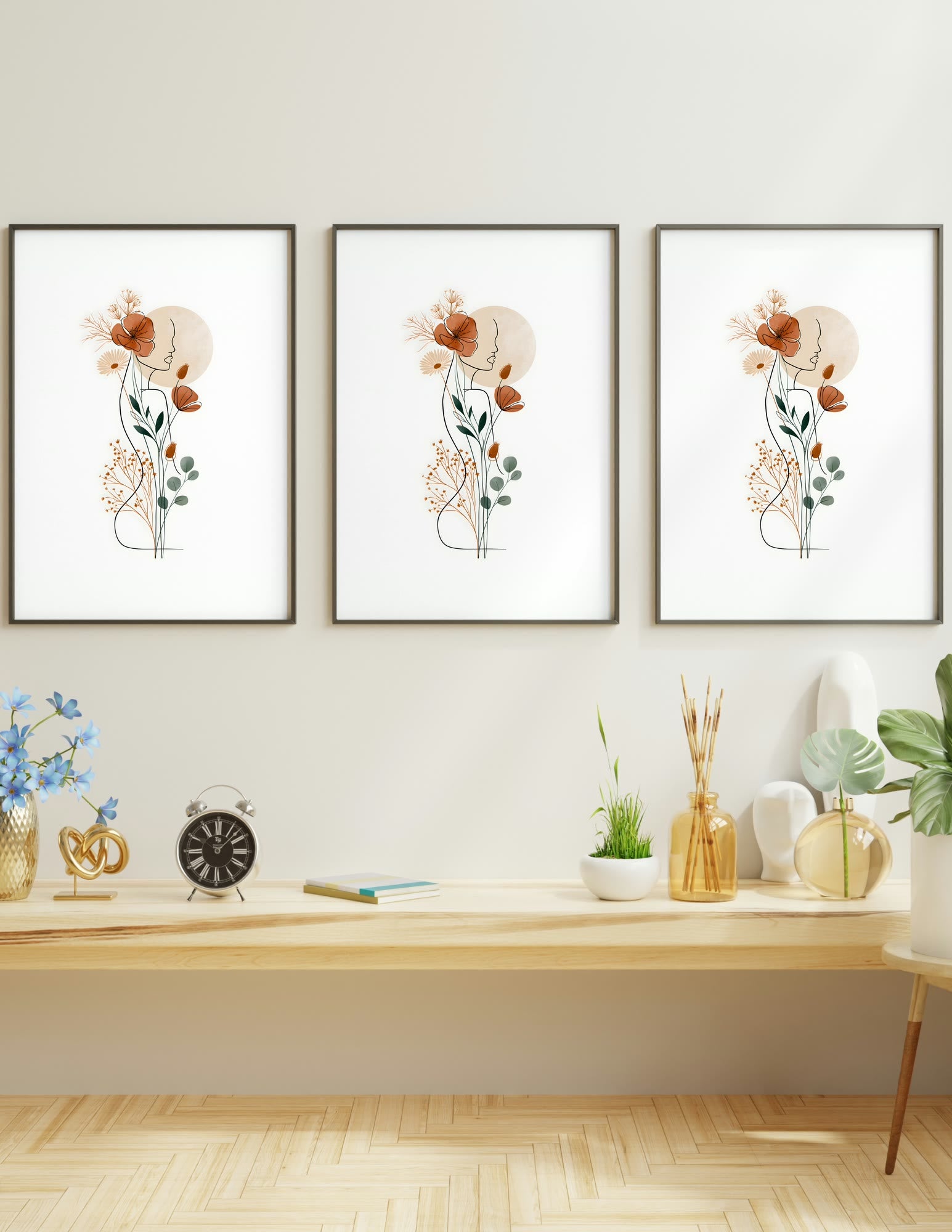 Semi-Gloss Poster shown in a room, mockup 1