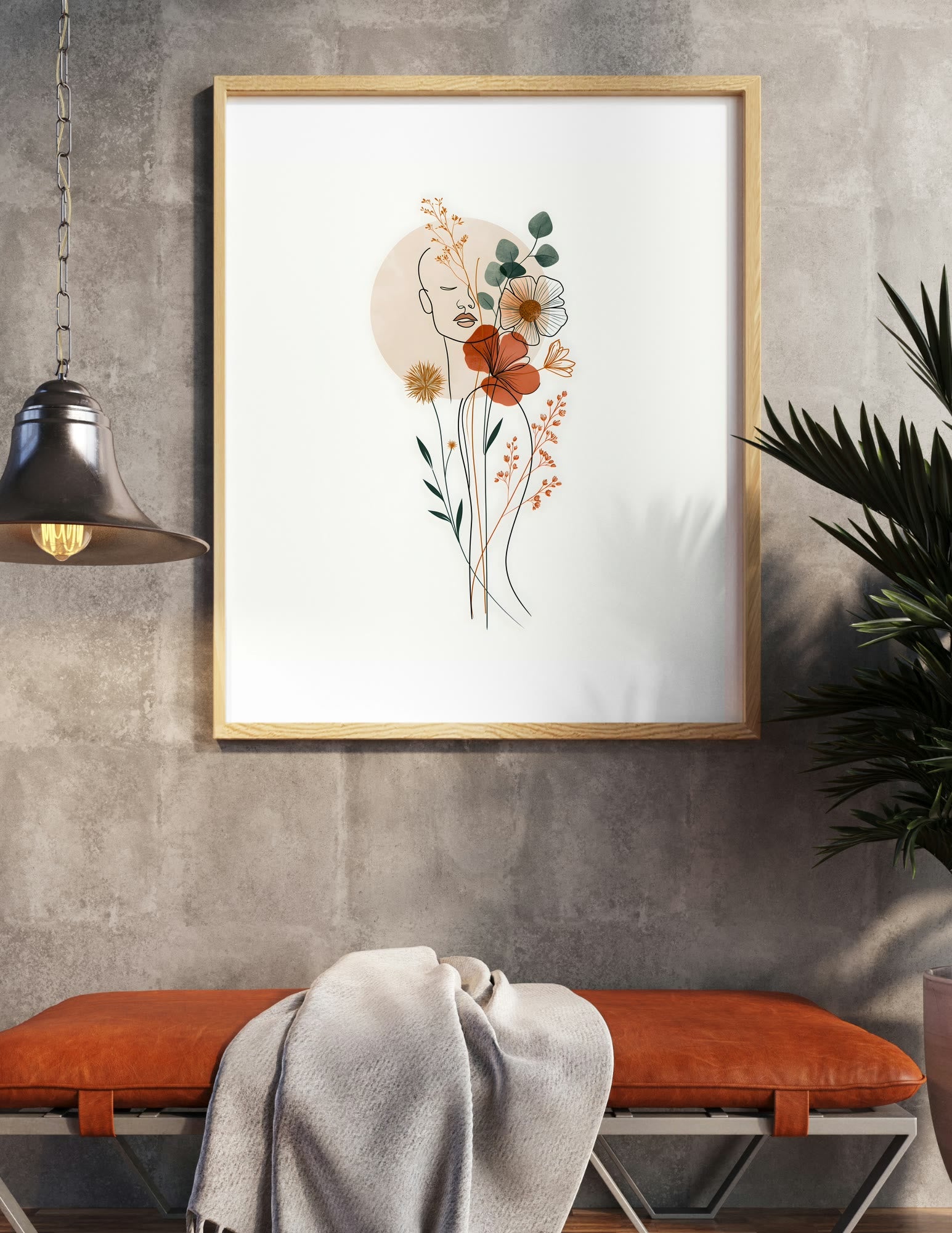 Fine Art Print shown in a room, mockup 2