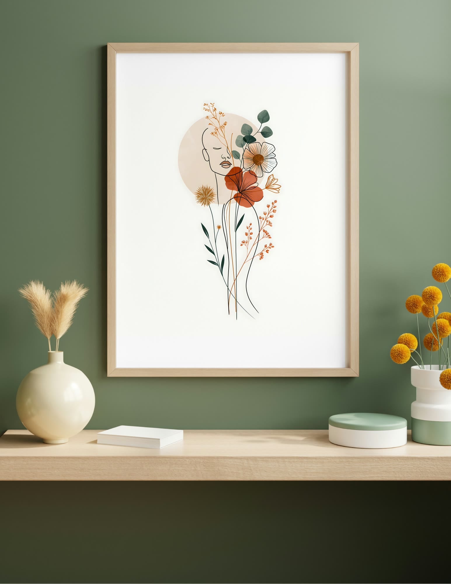 Fine Art Print shown in a room, mockup 1