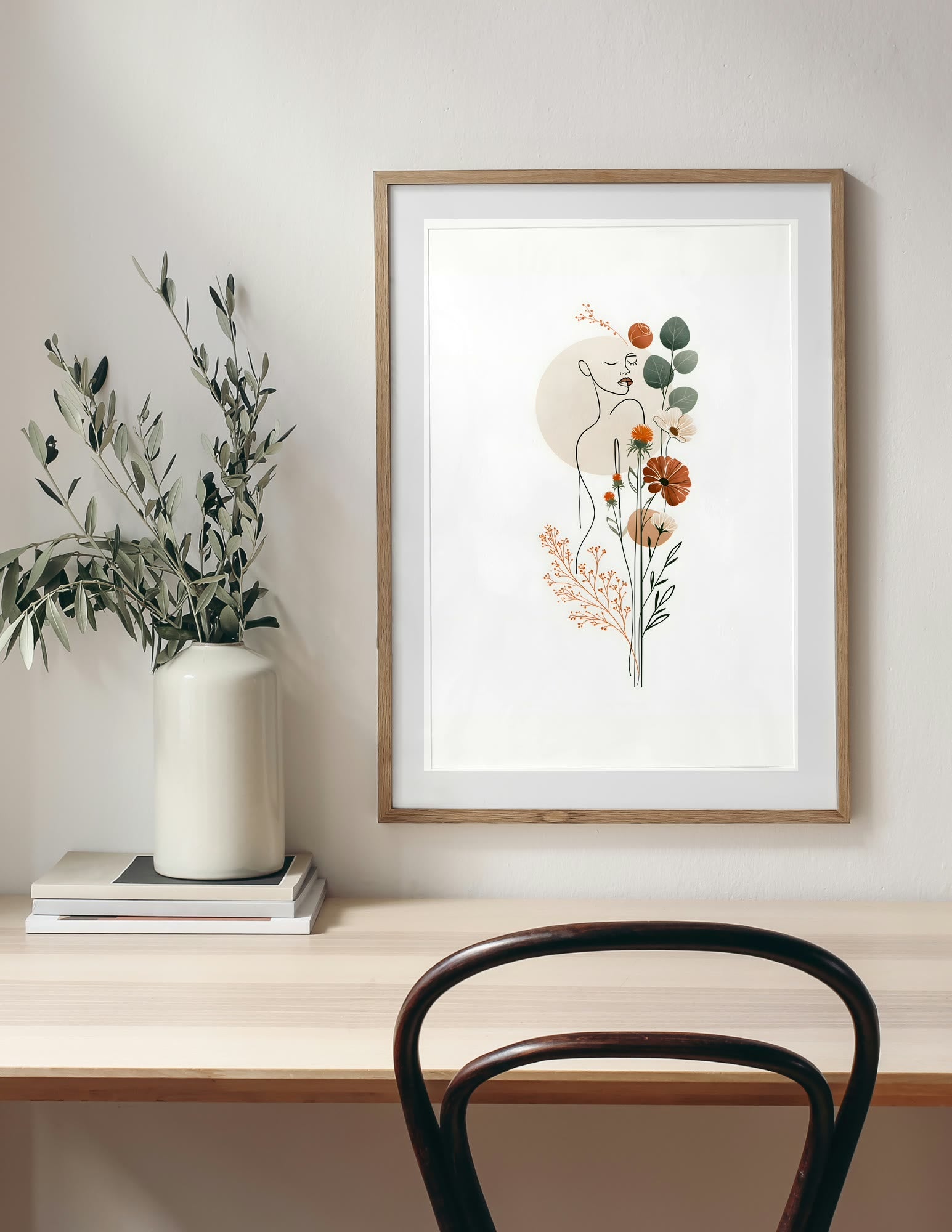 Fine Art Print shown in a room, mockup 1