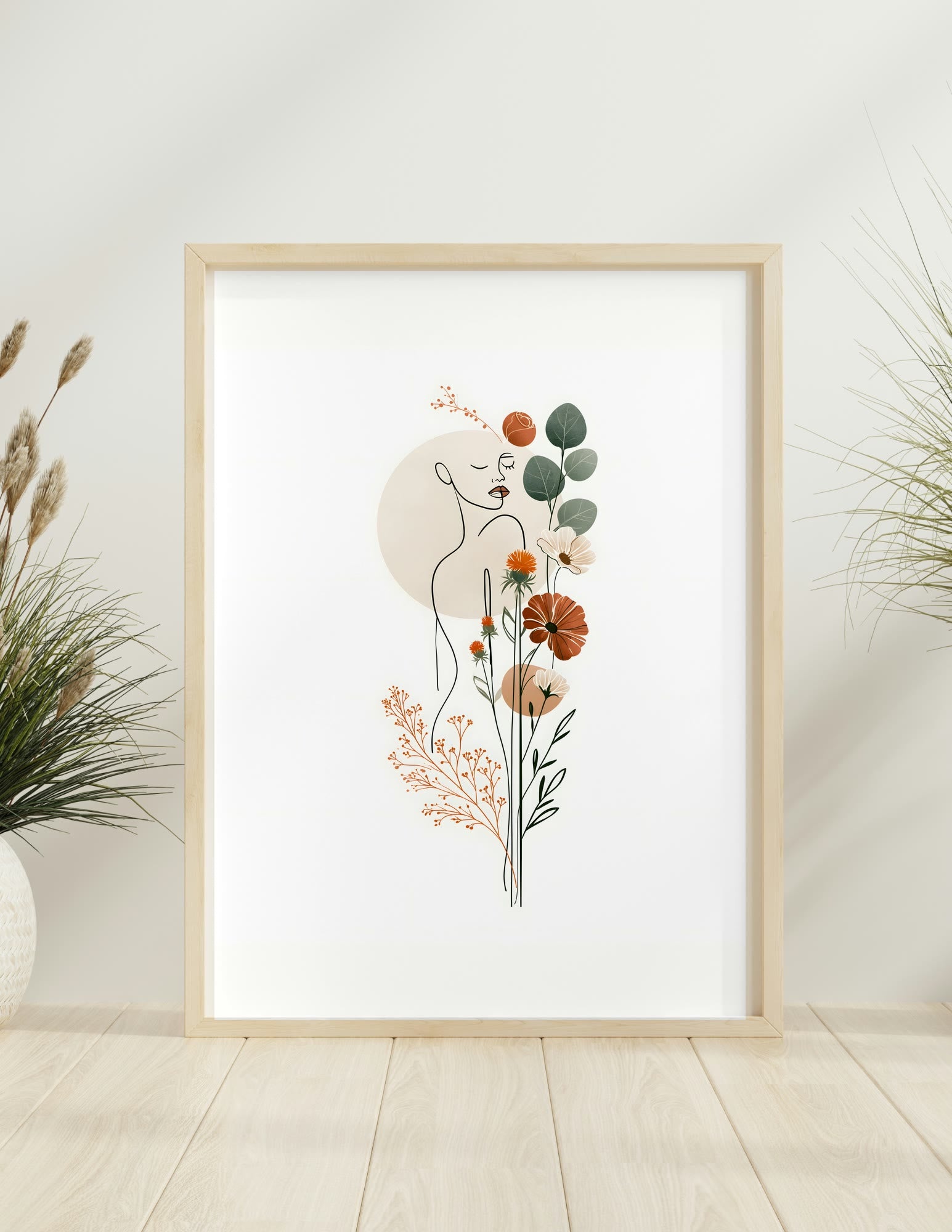 Semi-Gloss Poster shown in a room, mockup 1