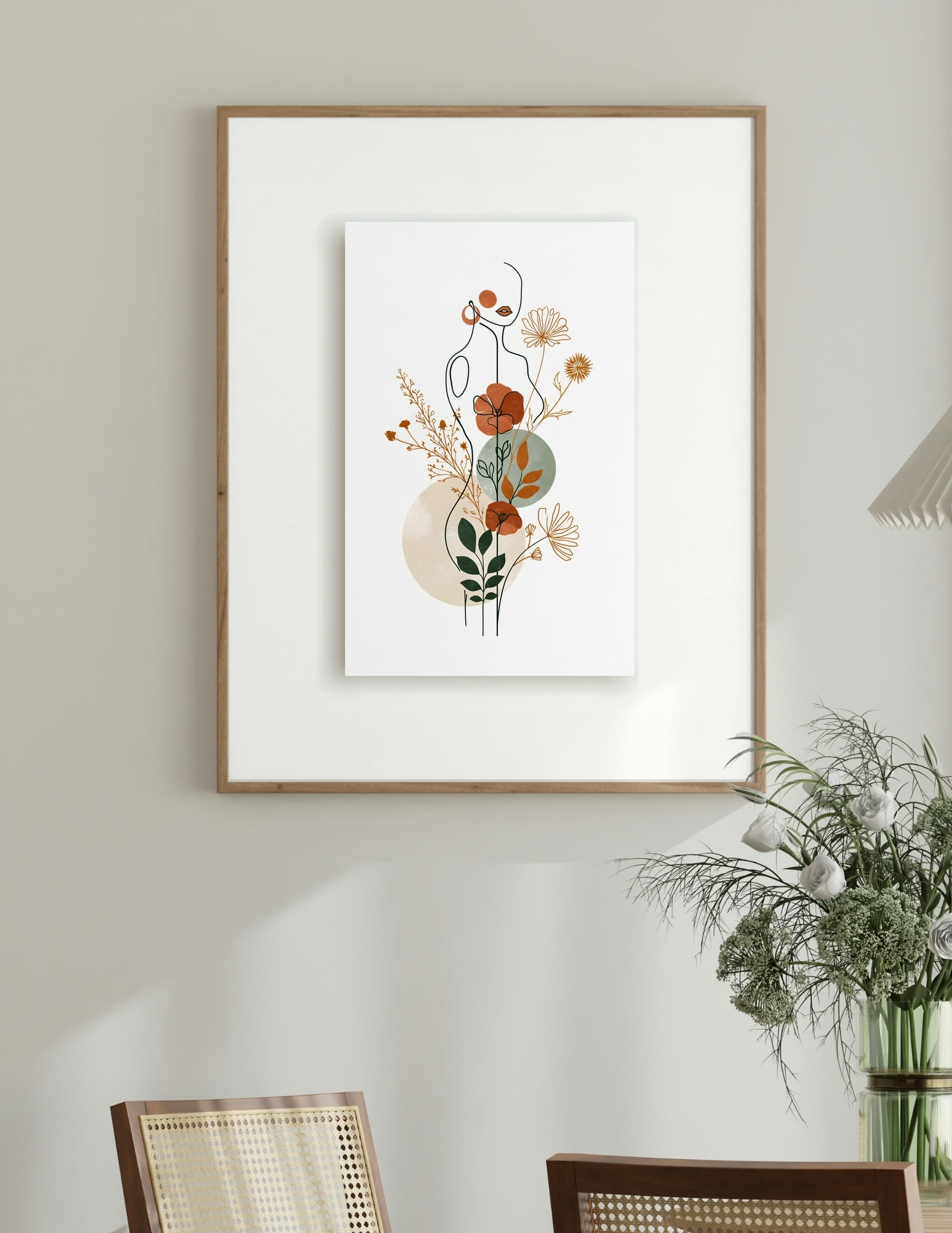 Fine Art Print shown in a room, mockup 1