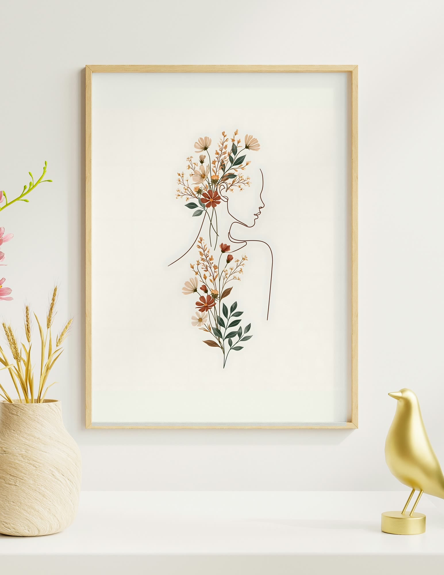 Fine Art Print shown in a room, mockup 2