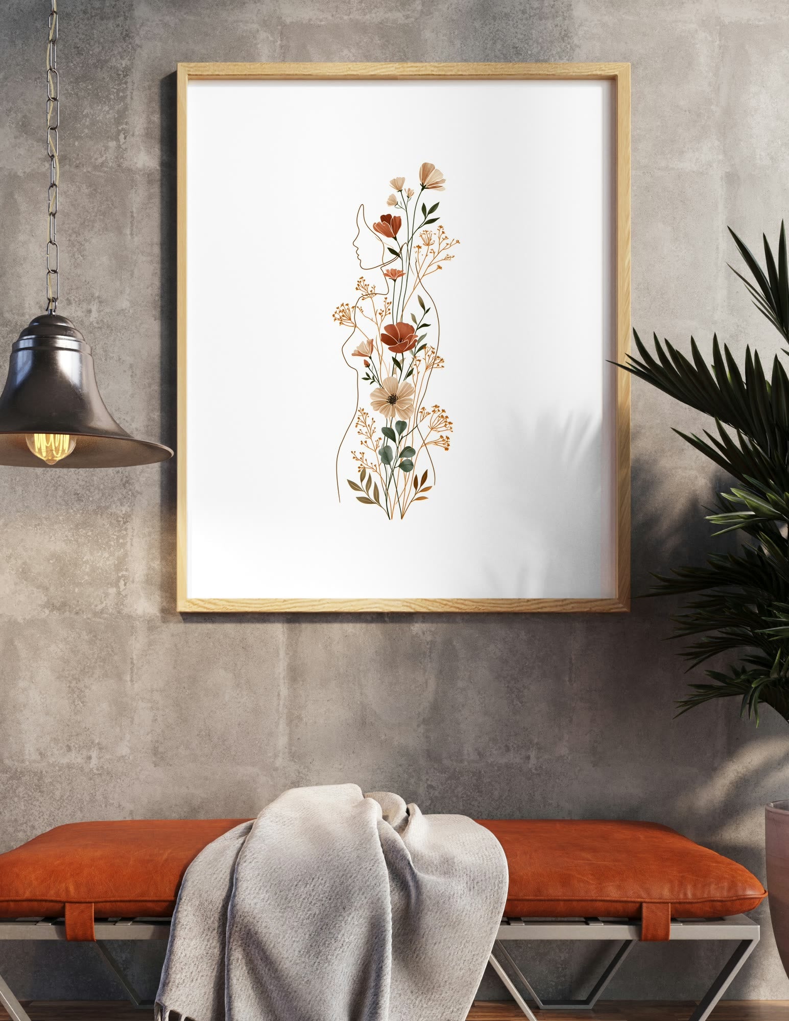 Fine Art Print shown in a room, mockup 1