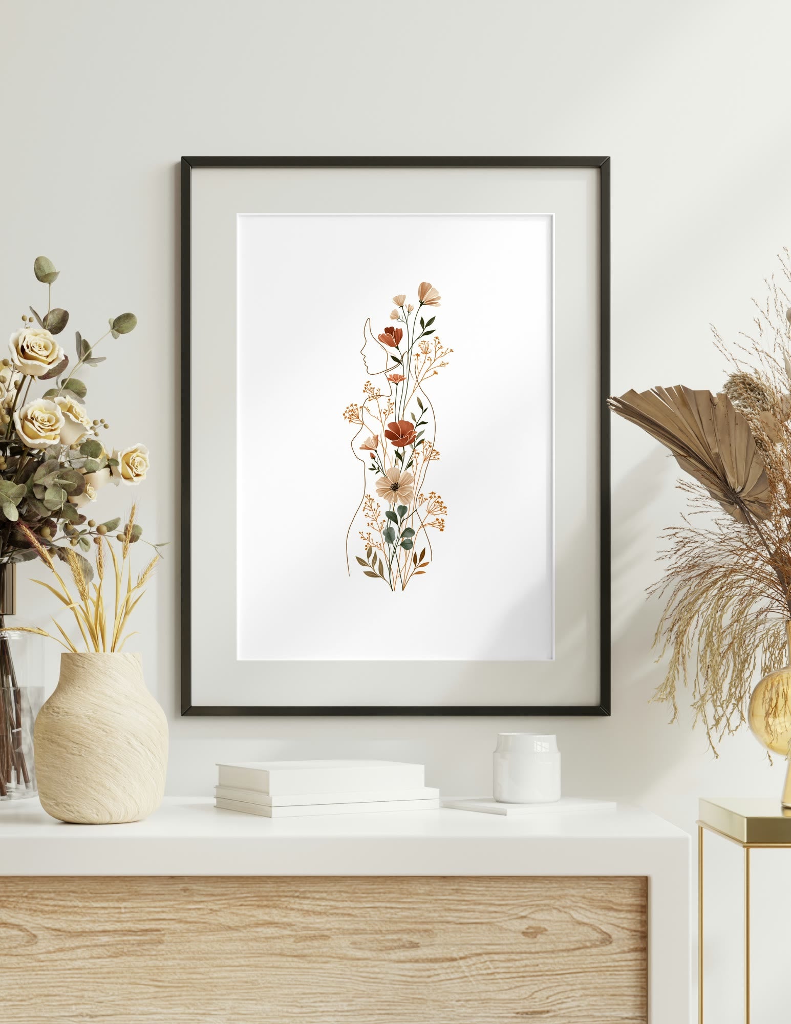 Fine Art Print shown in a room, mockup 2