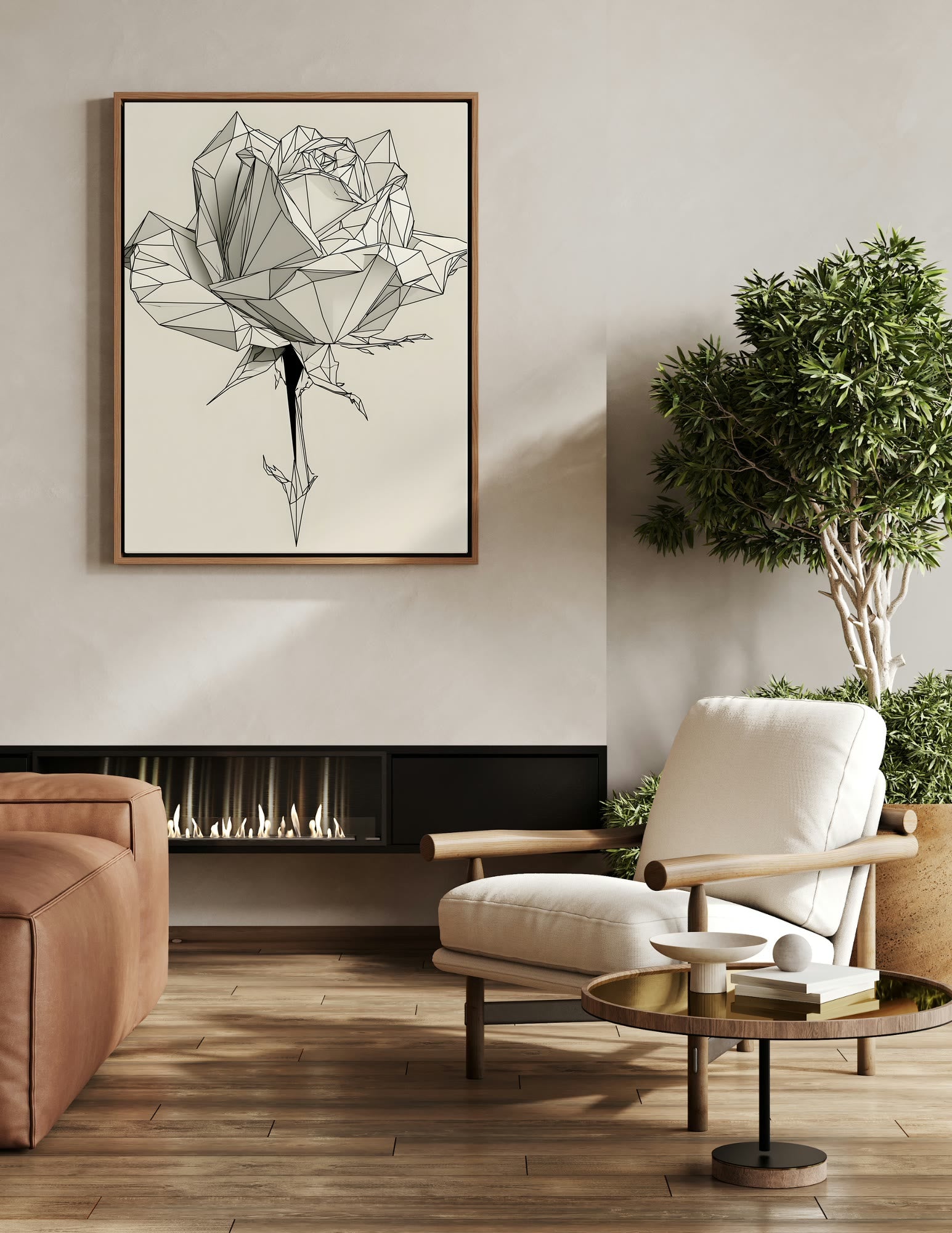 Fine Art Print shown in a room, mockup 1