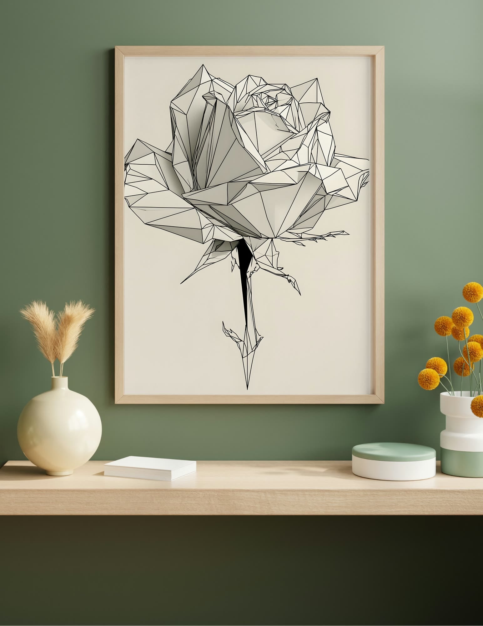 Fine Art Print shown in a room, mockup 2