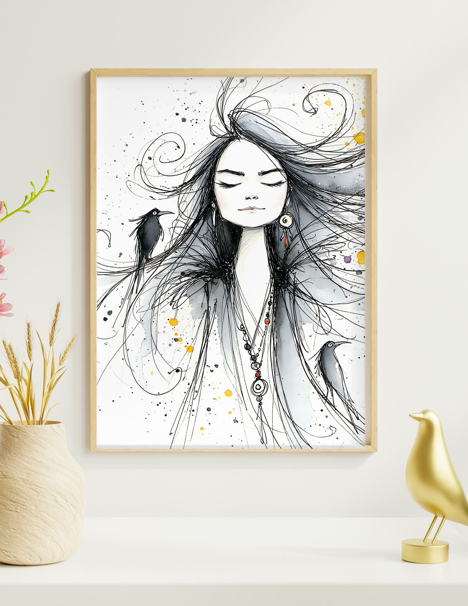 Fine Art Print shown in a room, mockup 1
