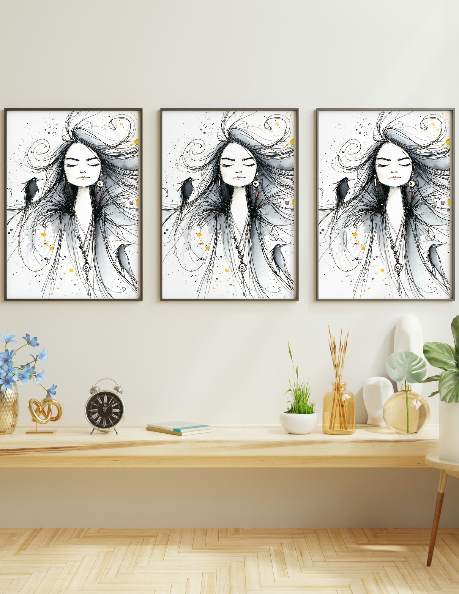 Fine Art Print shown in a room, mockup 2