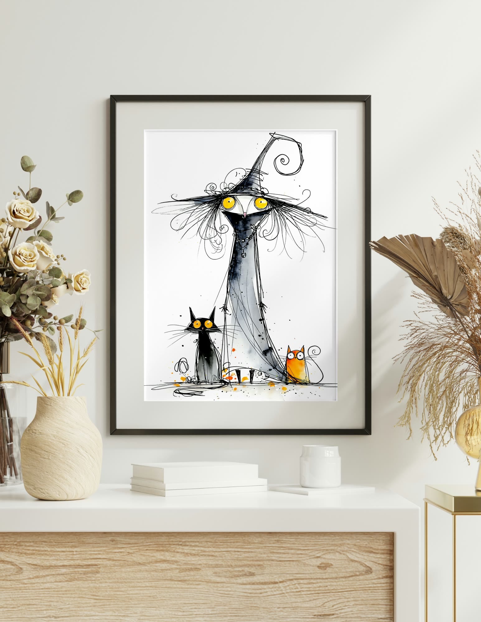 Fine Art Print shown in a room, mockup 1