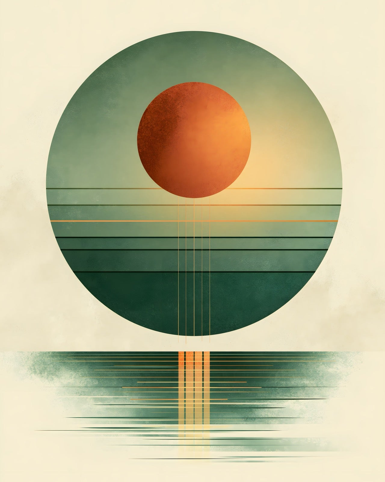 Mid Century Sun I