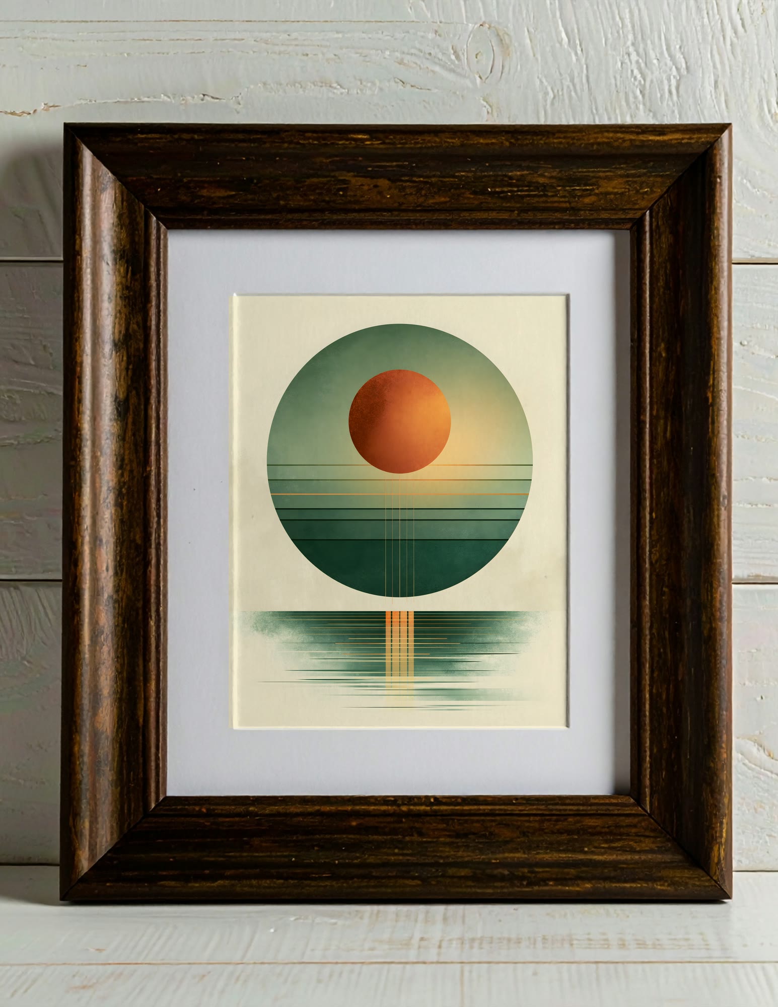 Semi-Gloss Poster shown in a room, mockup 2