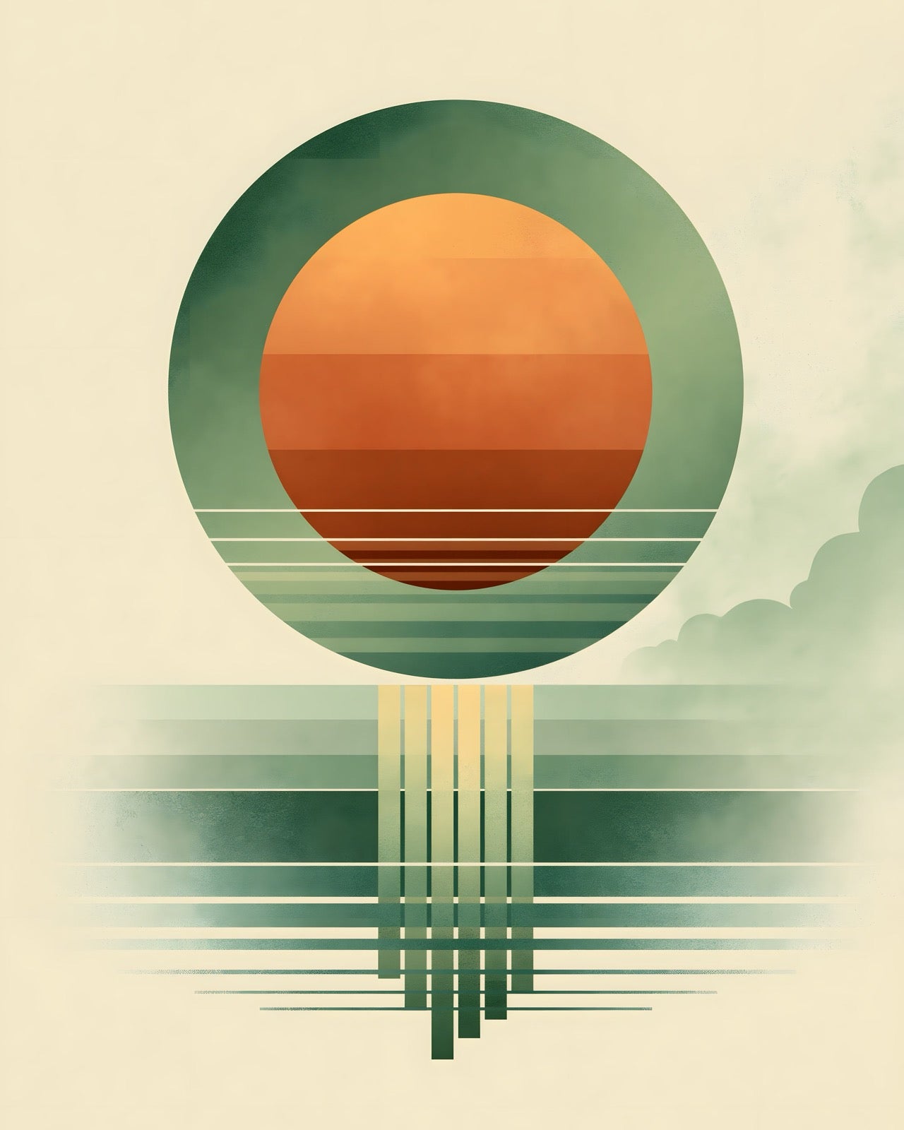 Mid Century Sun IV
