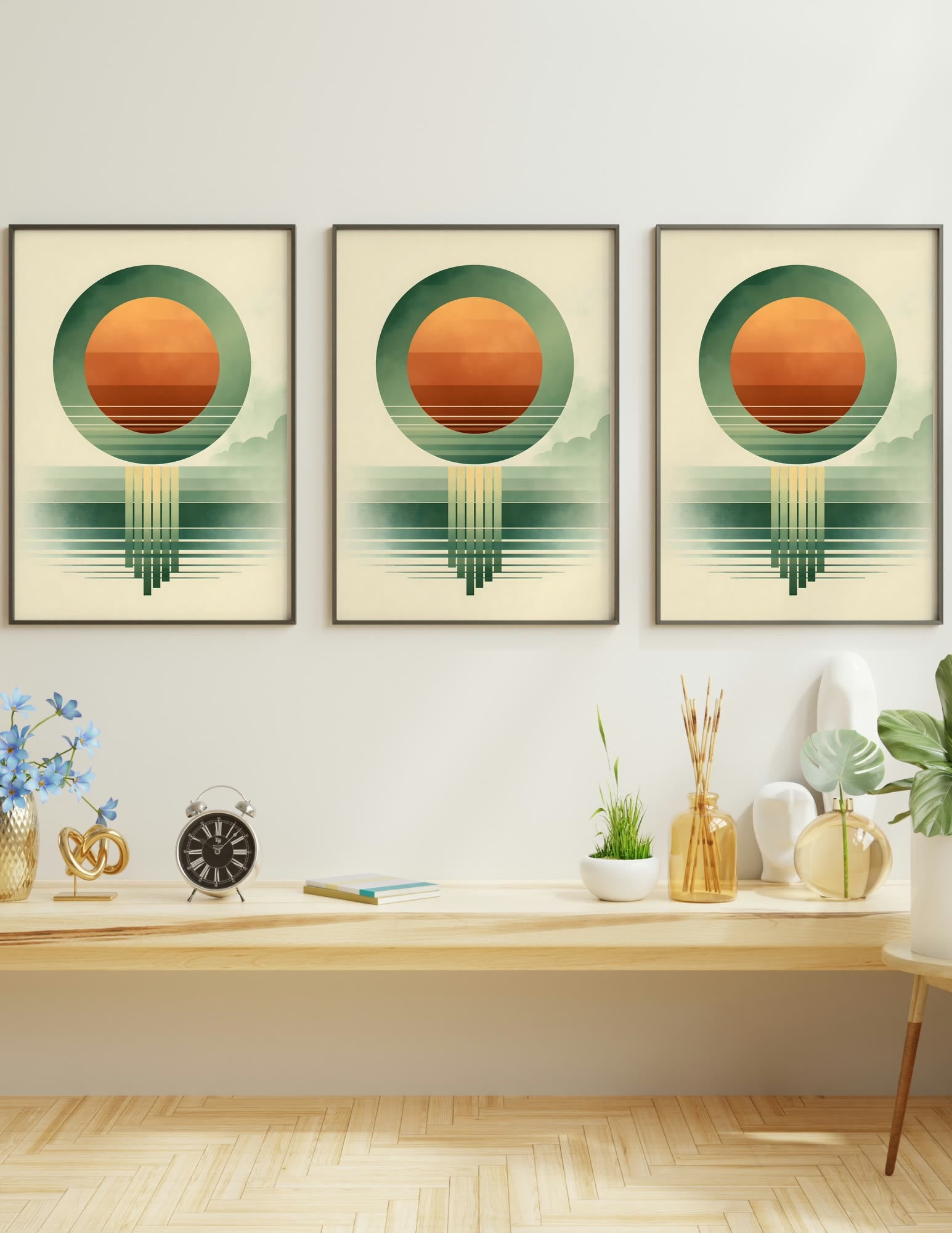 Semi-Gloss Poster shown in a room, mockup 1