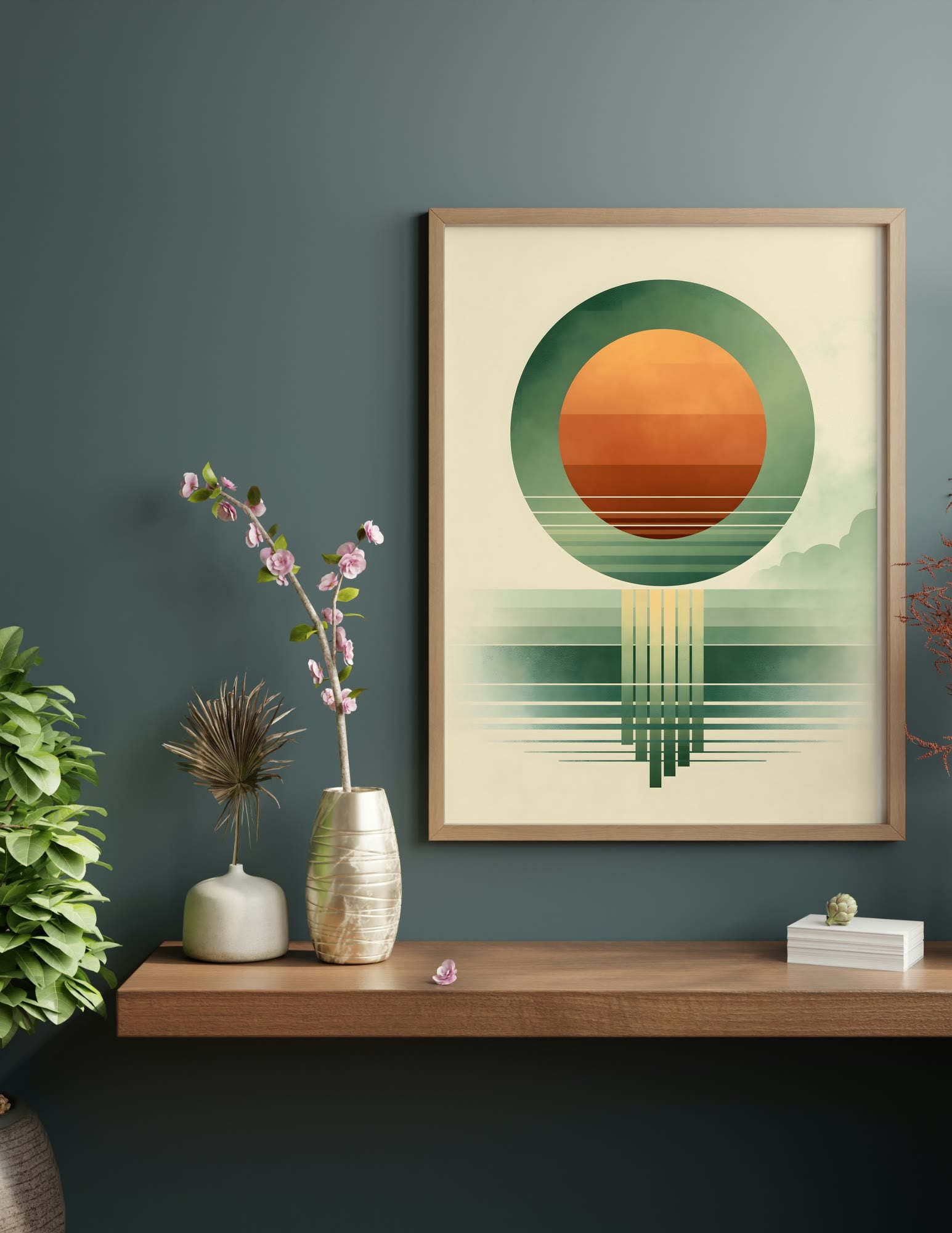 Semi-Gloss Poster shown in a room, mockup 2