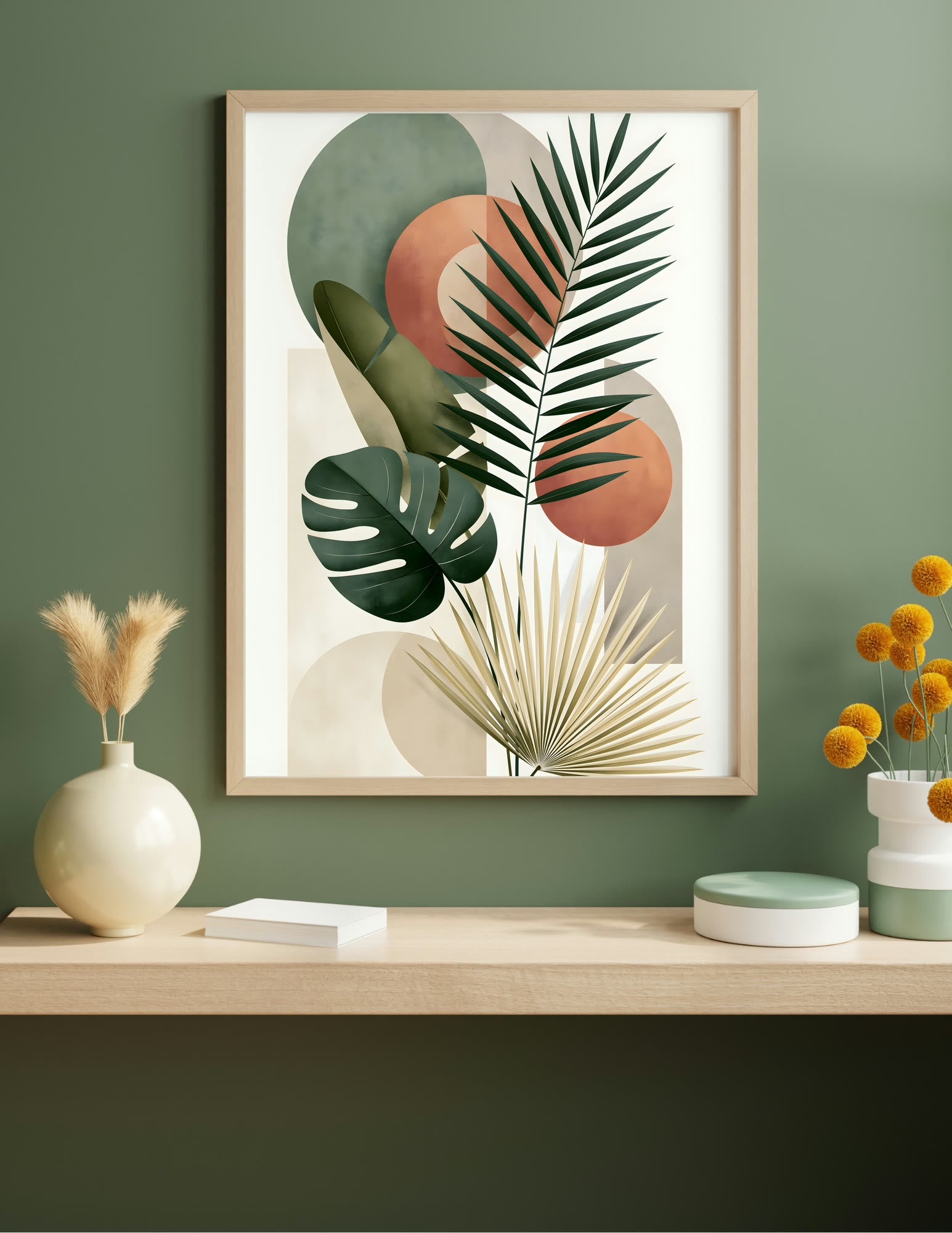 Semi-Gloss Poster shown in a room, mockup 2