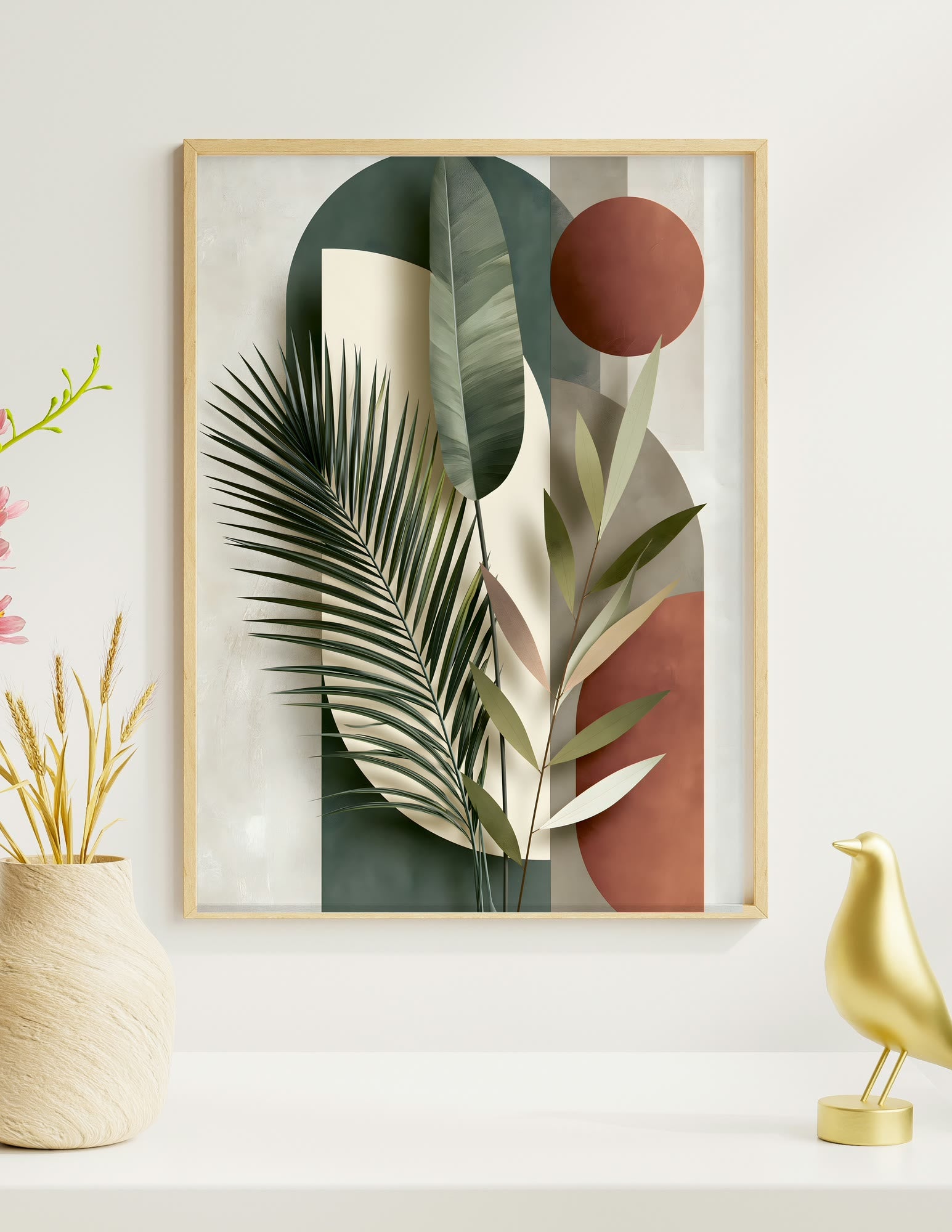 Semi-Gloss Poster shown in a room, mockup 1