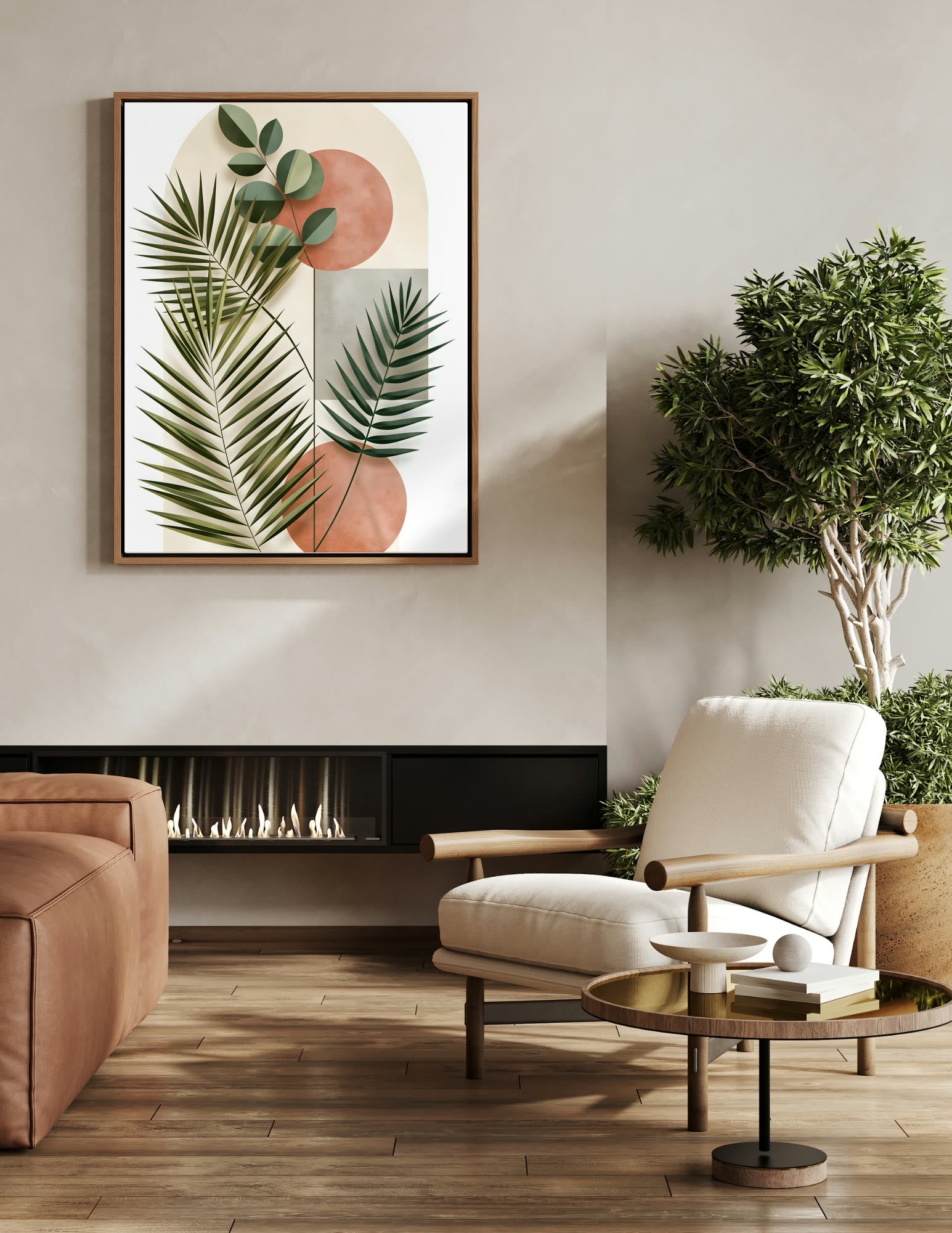 Fine Art Print shown in a room, mockup 1