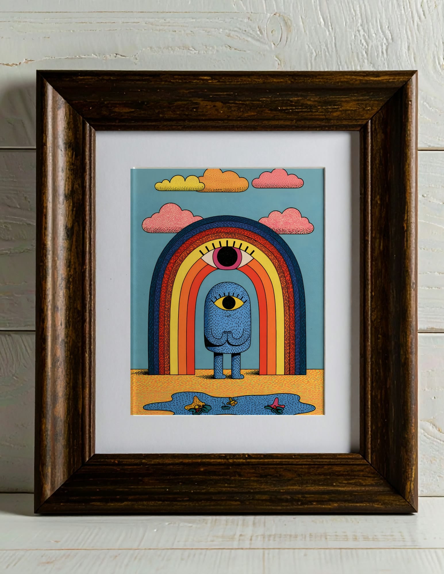 Fine Art Print shown in a room, mockup 1