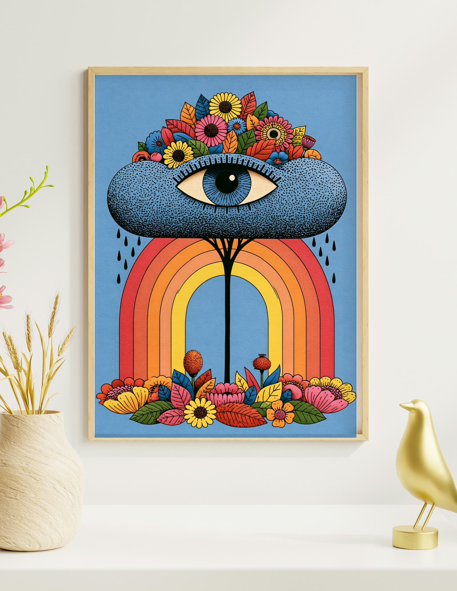 Fine Art Print shown in a room, mockup 1