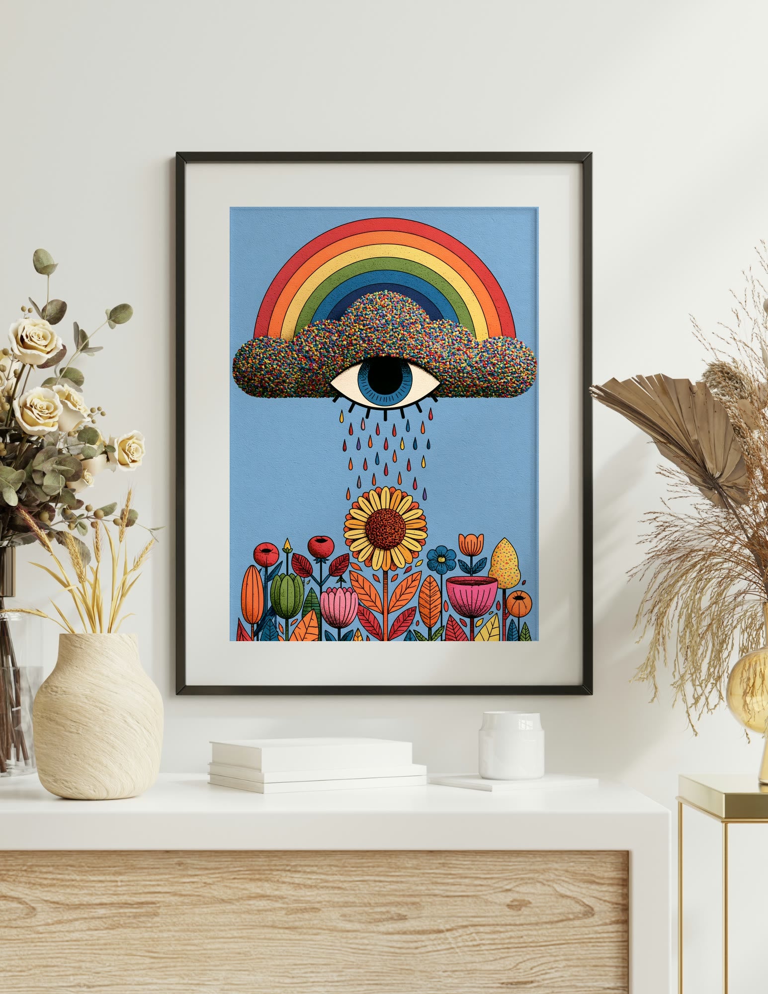 Fine Art Print shown in a room, mockup 1