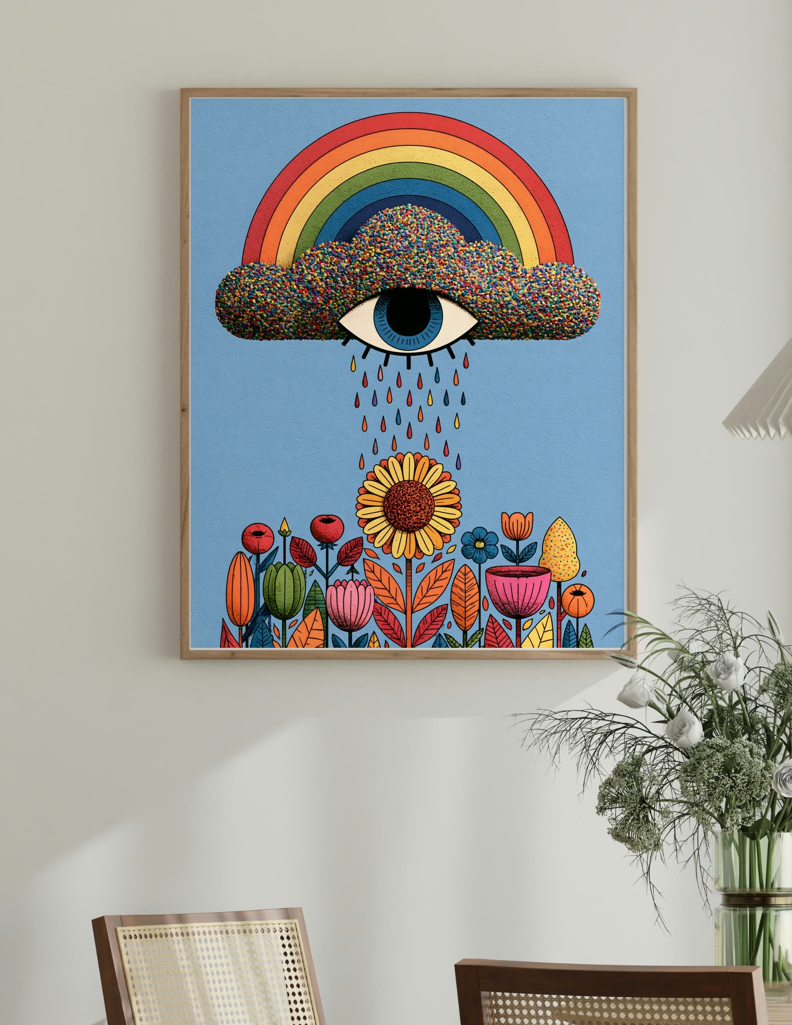 Fine Art Print shown in a room, mockup 2