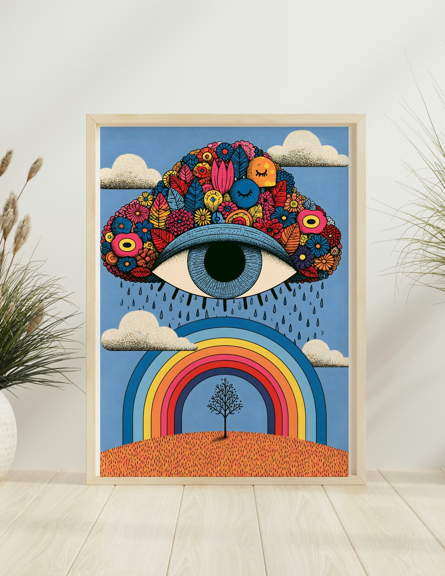 Fine Art Print shown in a room, mockup 2