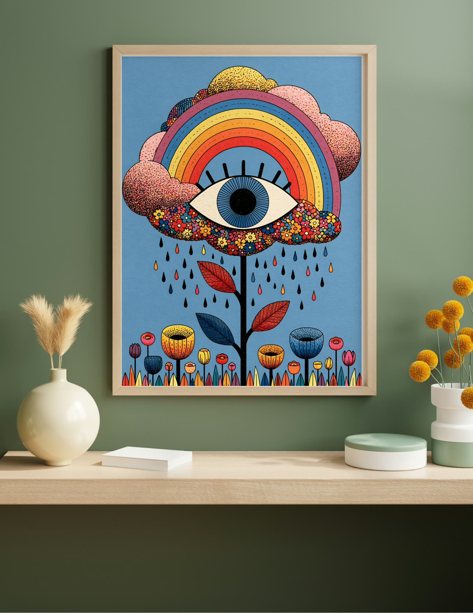 Fine Art Print shown in a room, mockup 1
