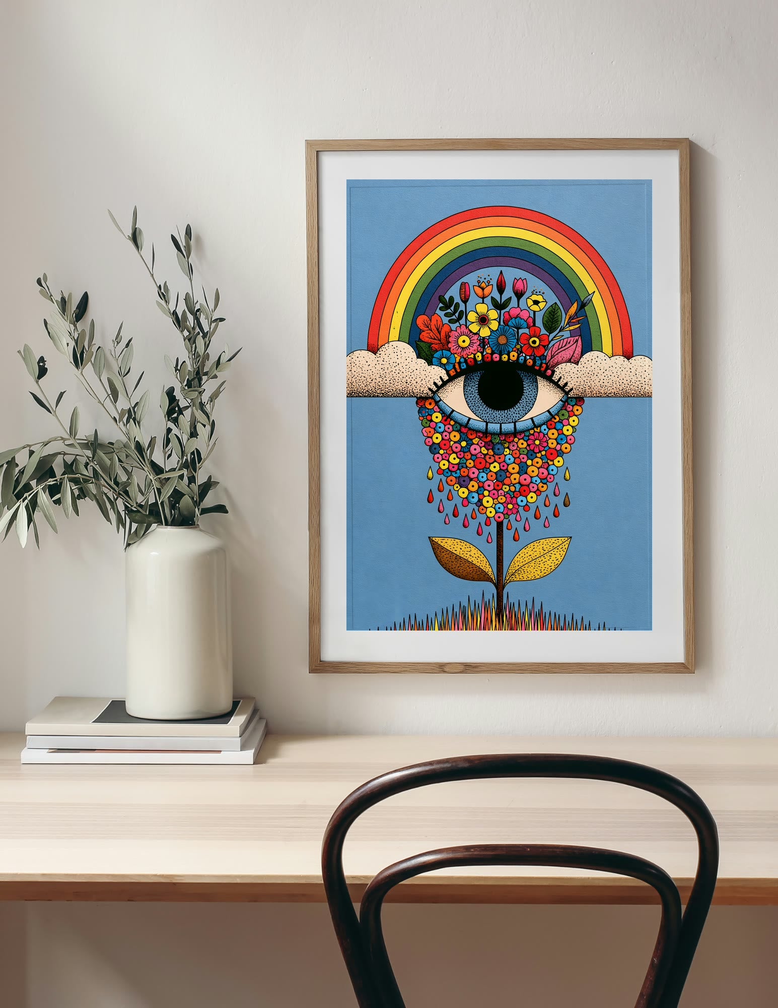 Fine Art Print shown in a room, mockup 1