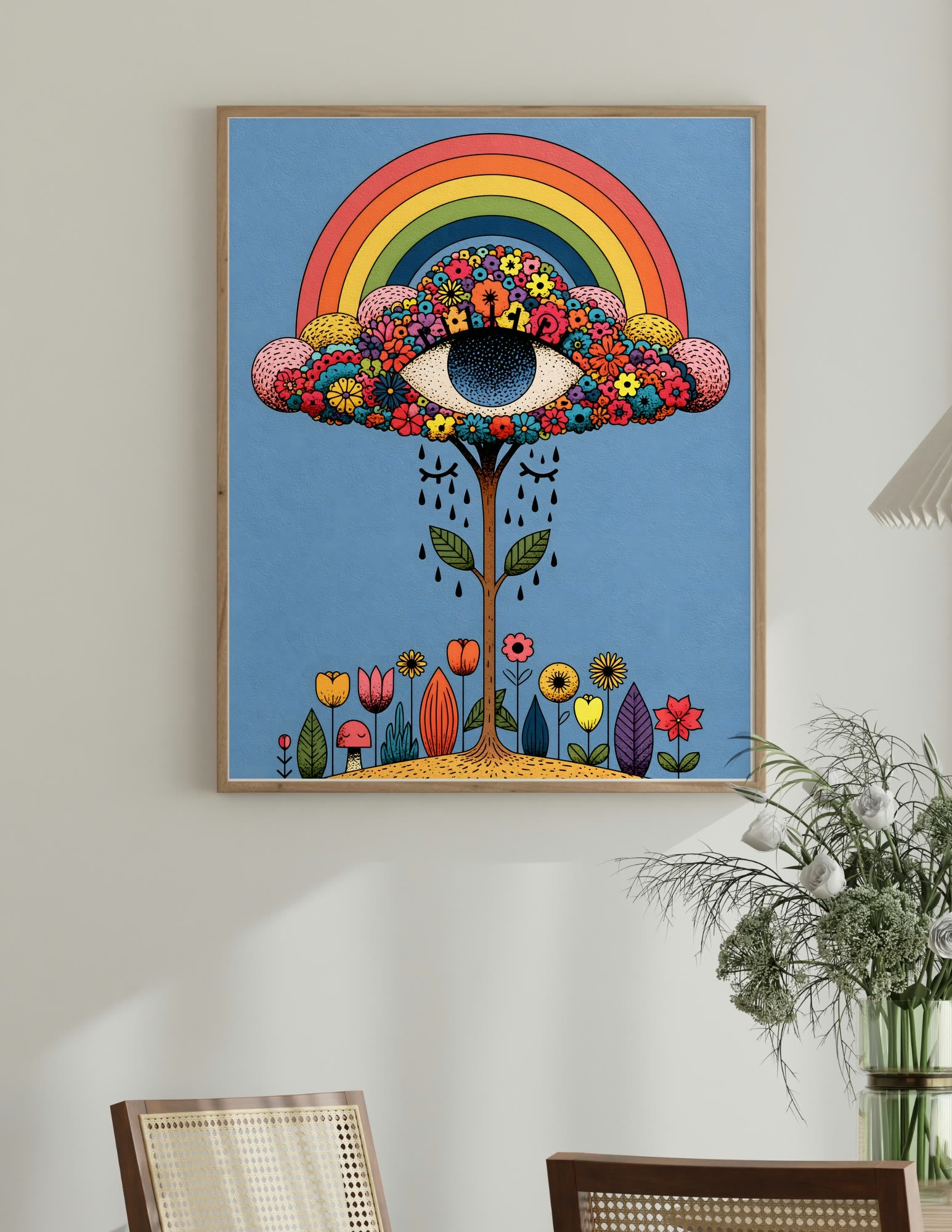 Fine Art Print shown in a room, mockup 1