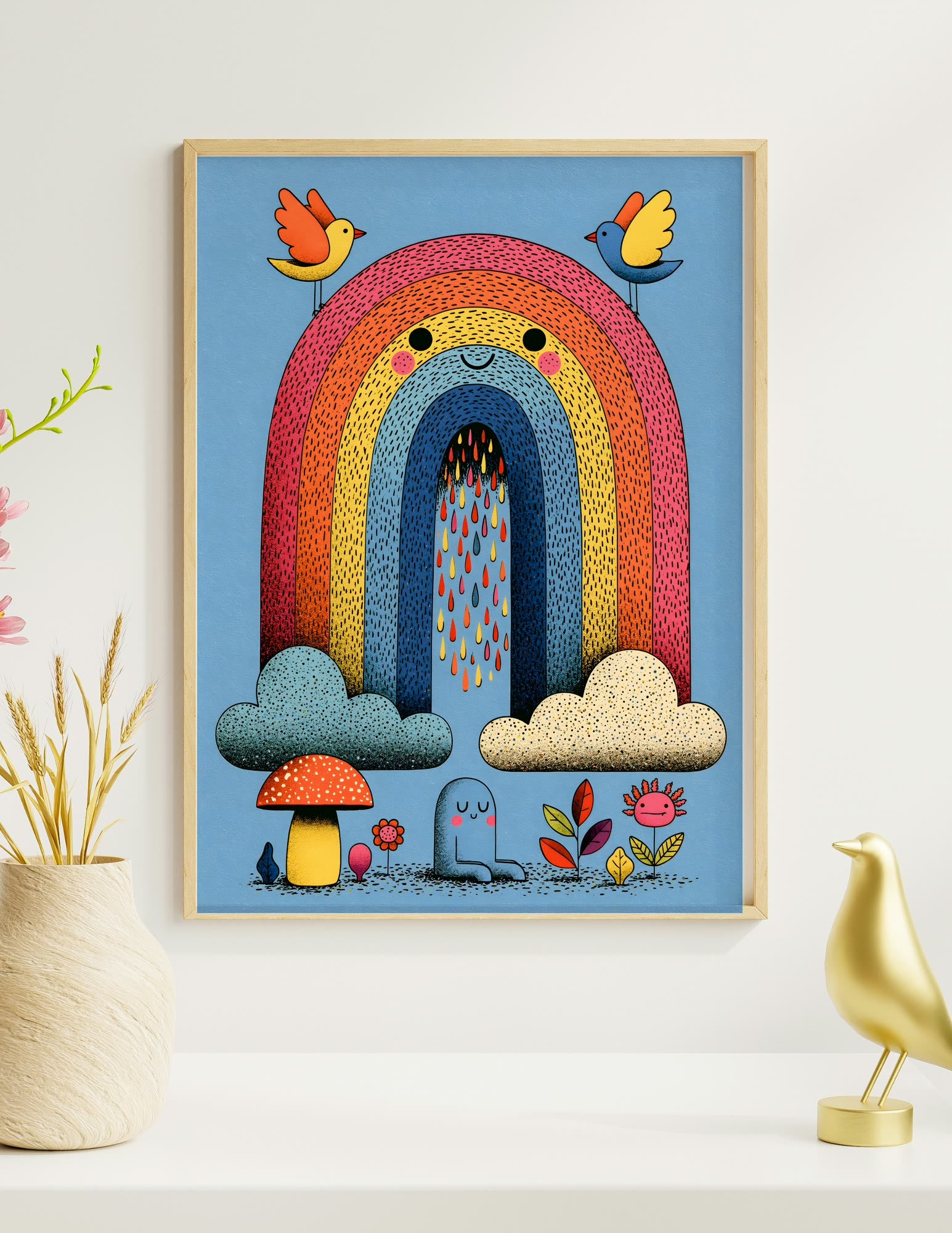 Fine Art Print shown in a room, mockup 2