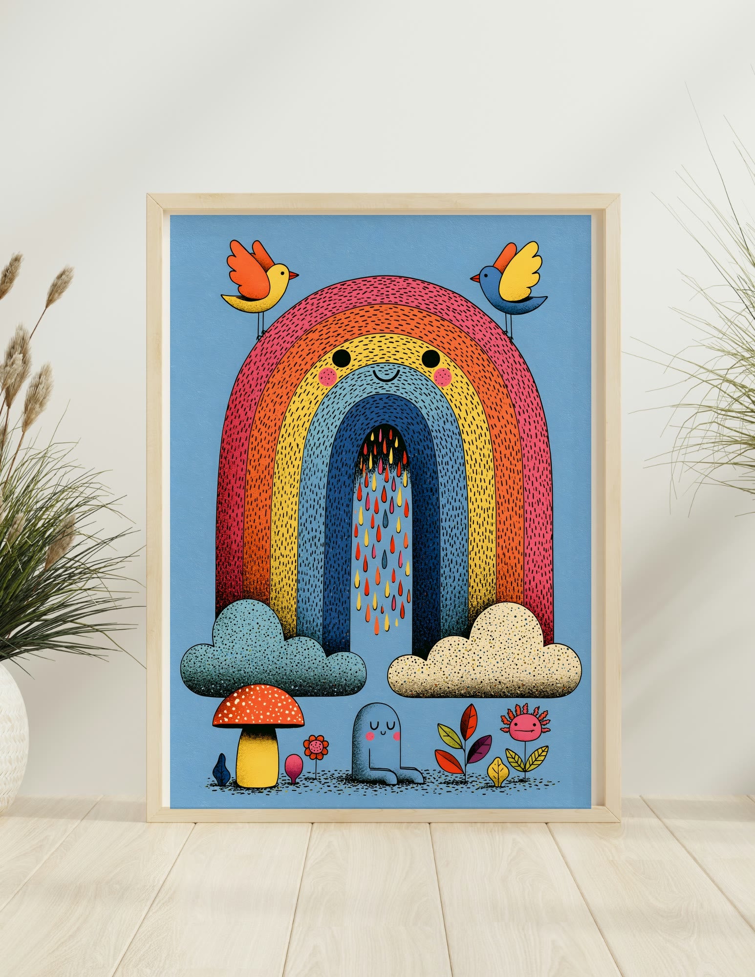 Fine Art Print shown in a room, mockup 1