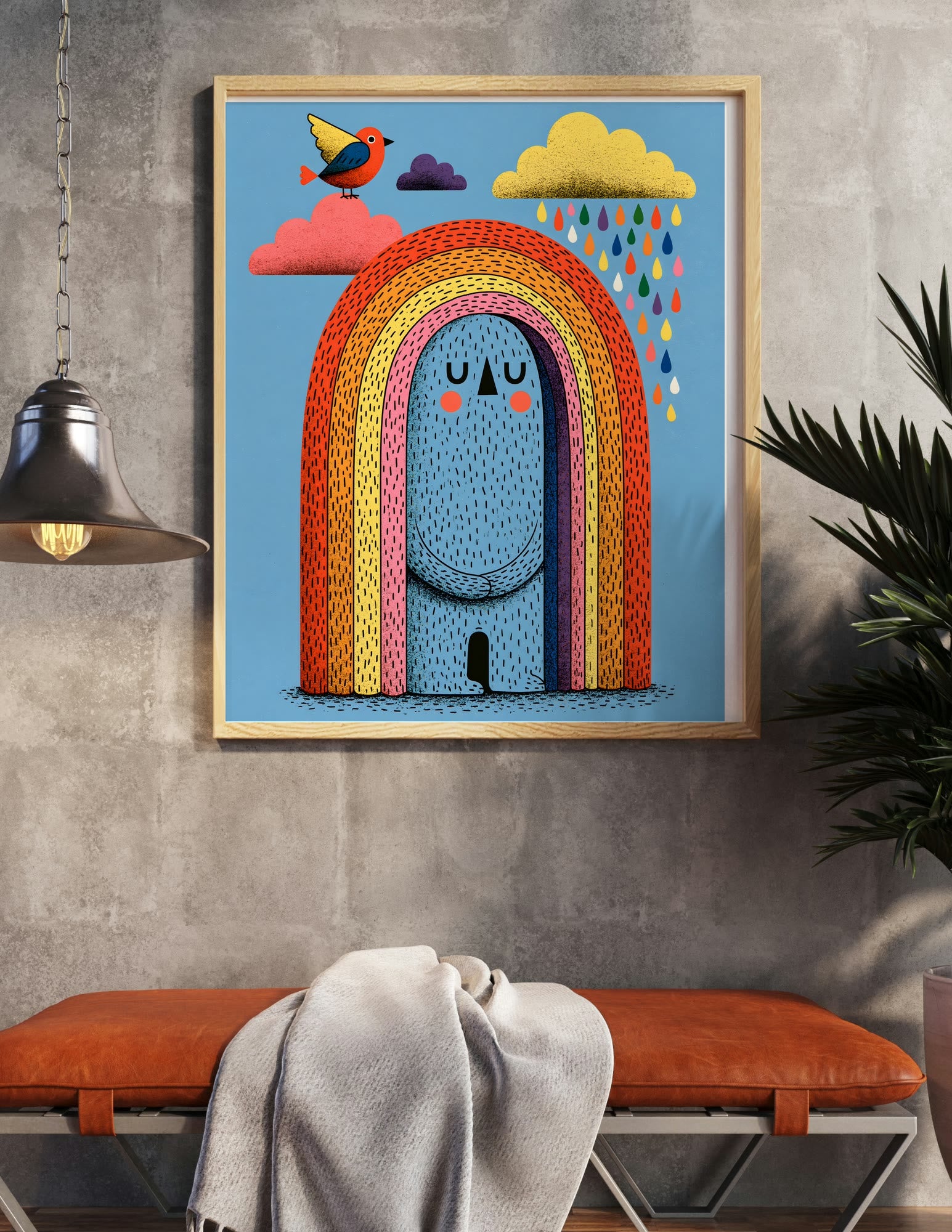 Fine Art Print shown in a room, mockup 1