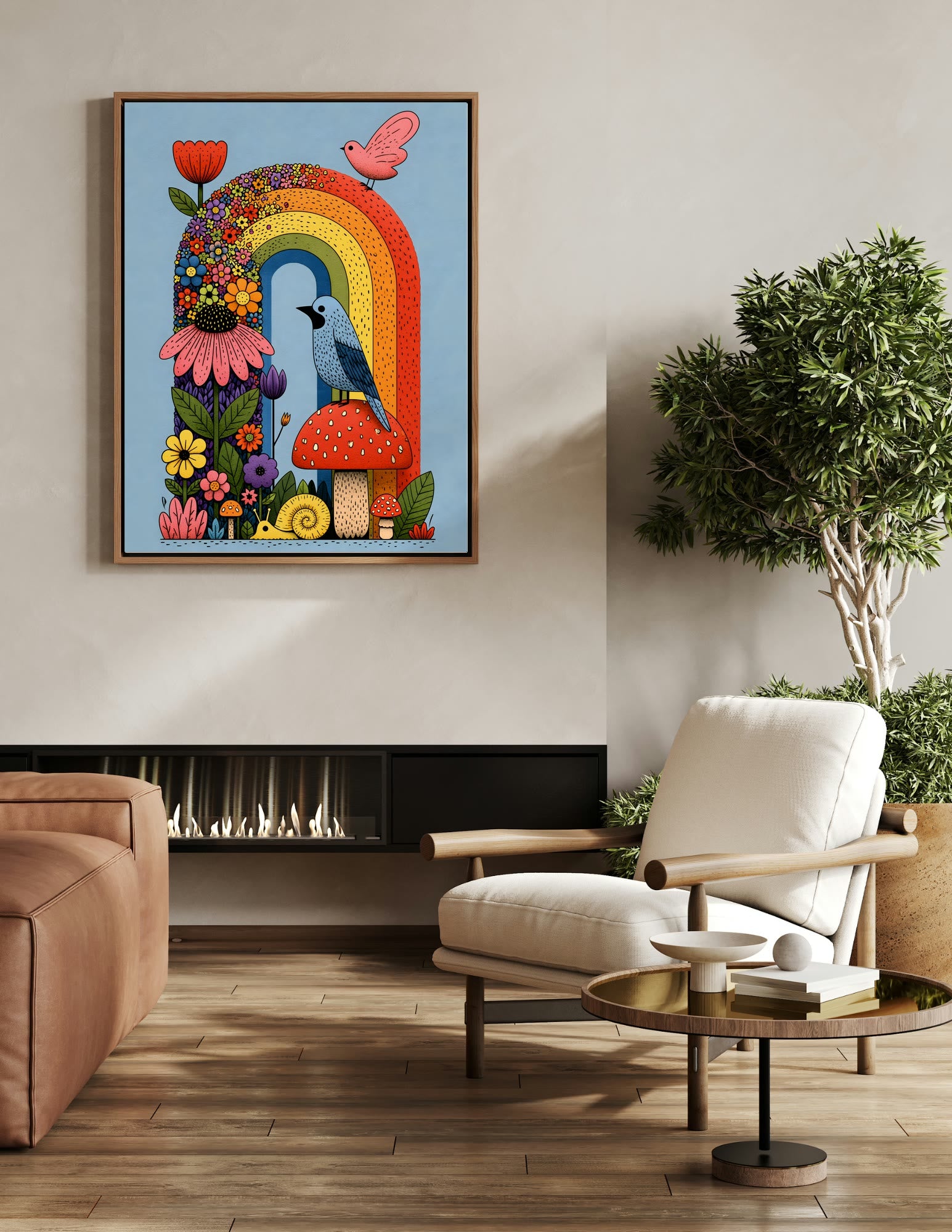 Fine Art Print shown in a room, mockup 1