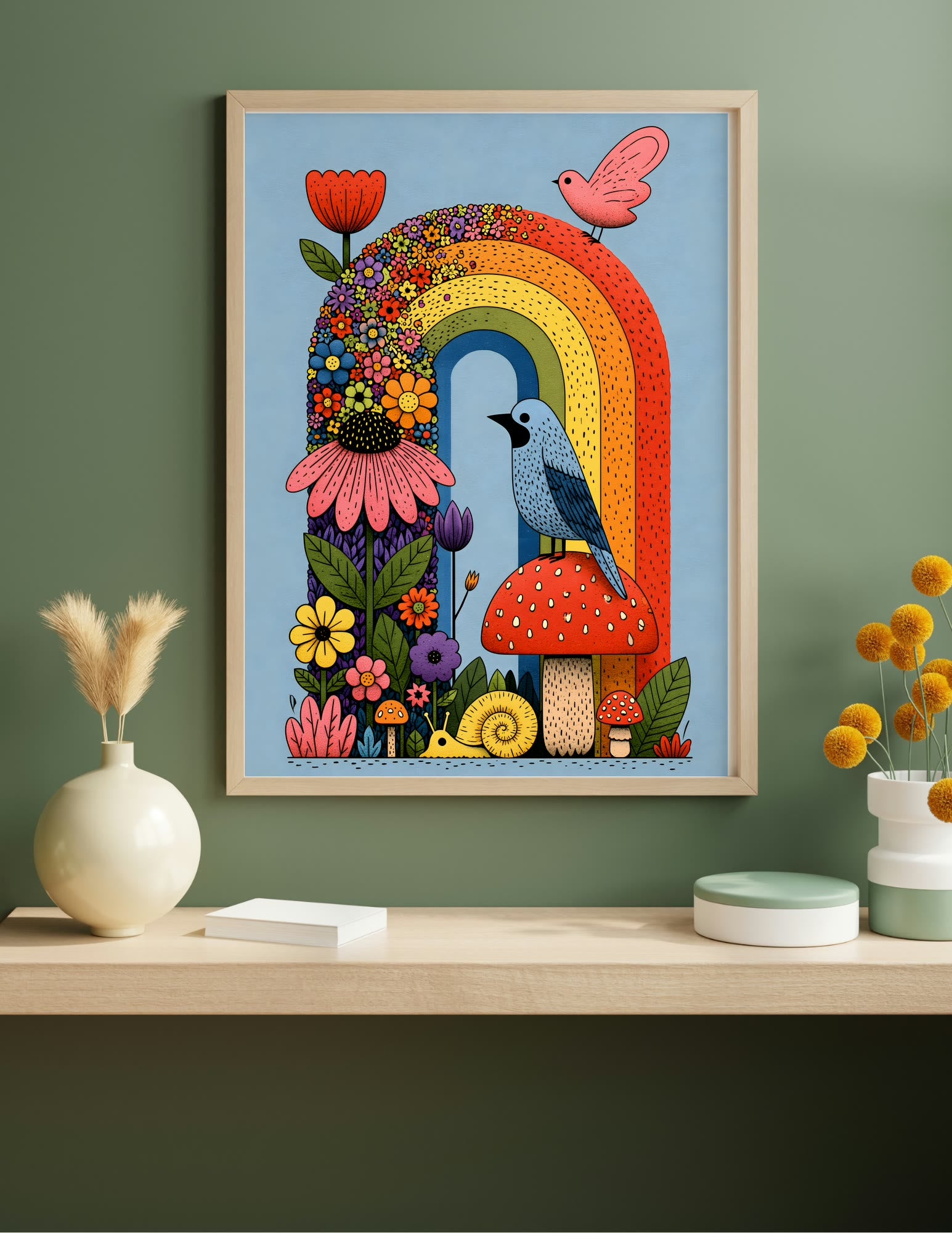 Fine Art Print shown in a room, mockup 2