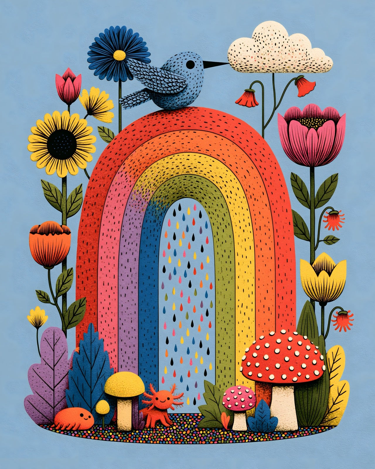 Bird on the Rainbow II