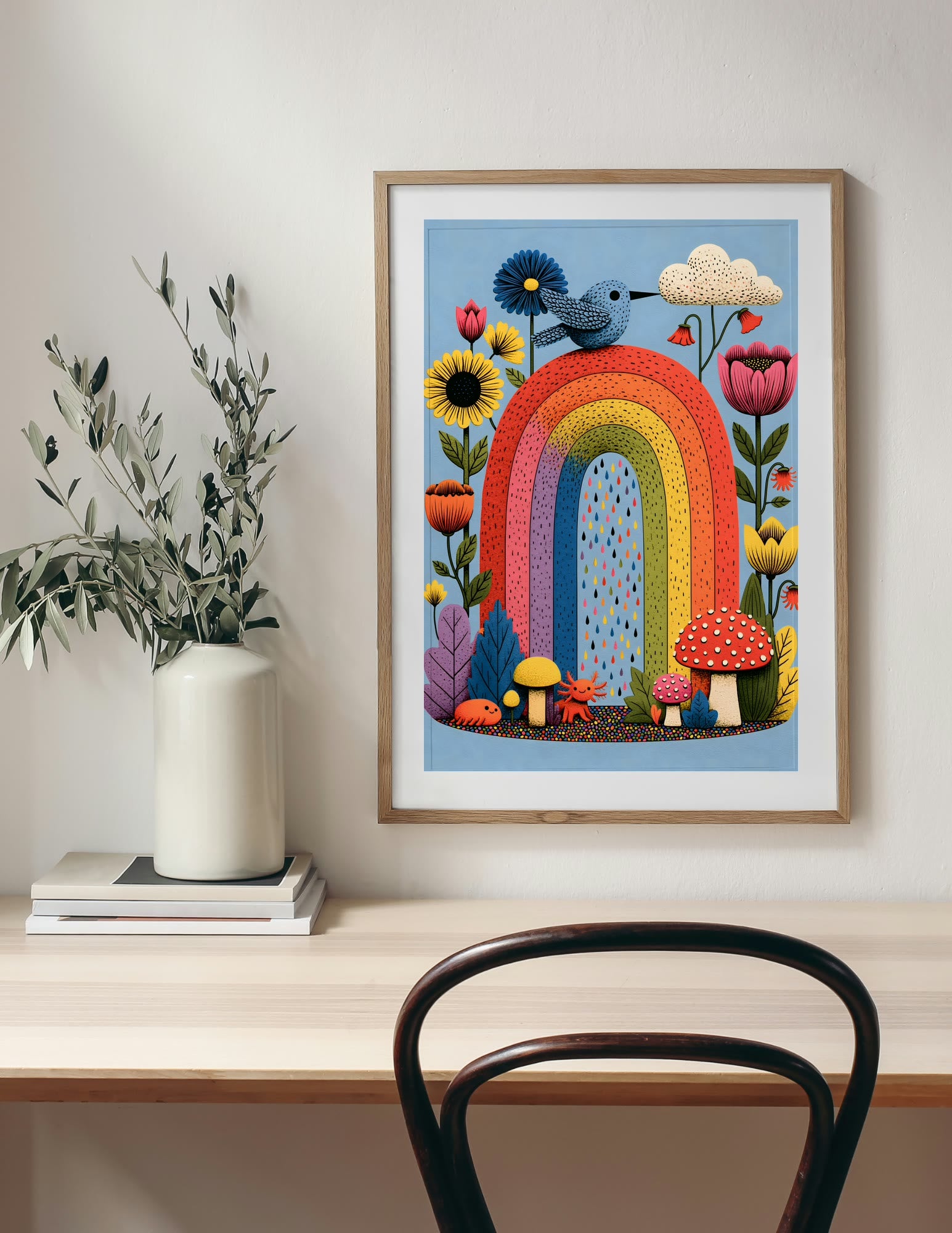 Fine Art Print shown in a room, mockup 2