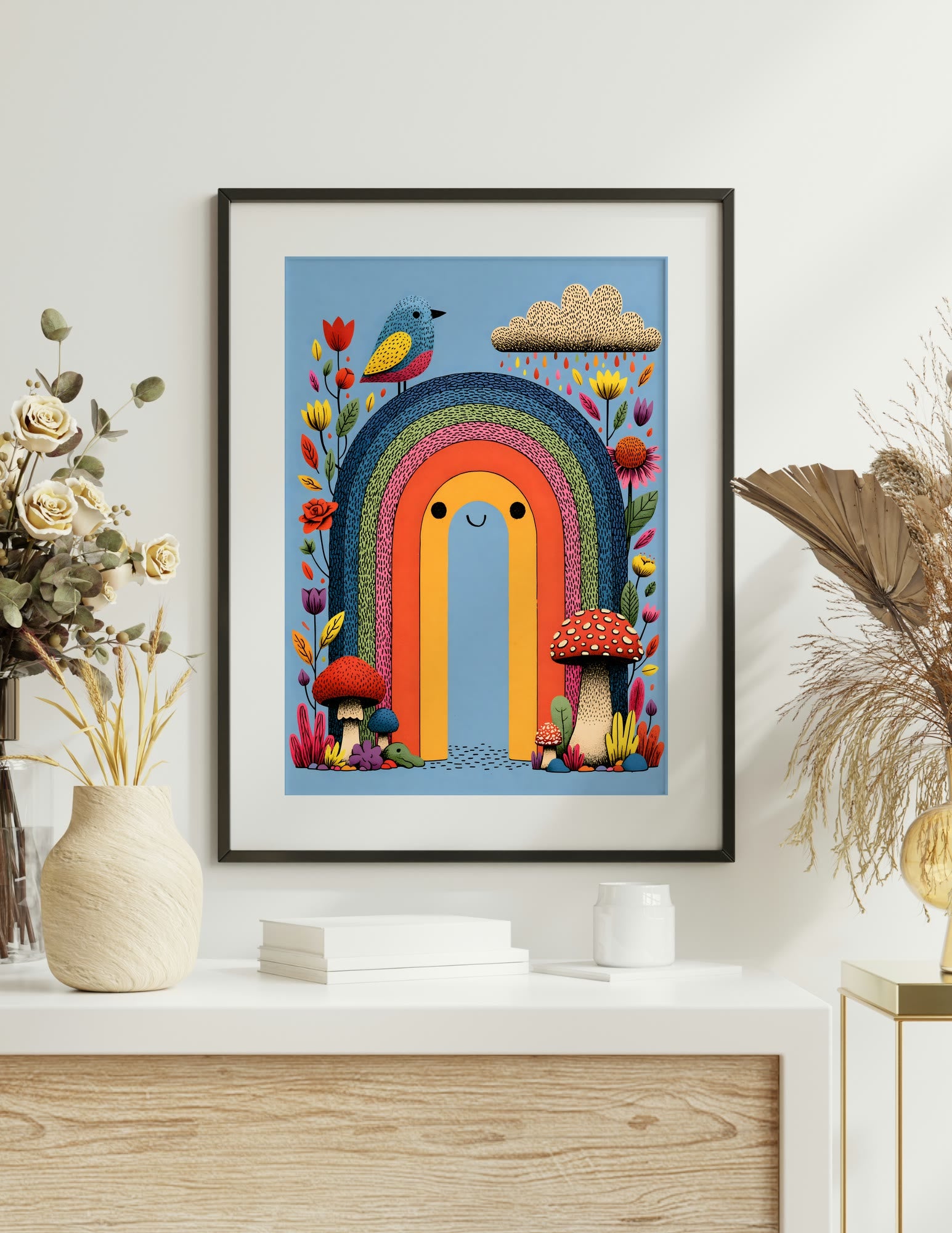 Fine Art Print shown in a room, mockup 1