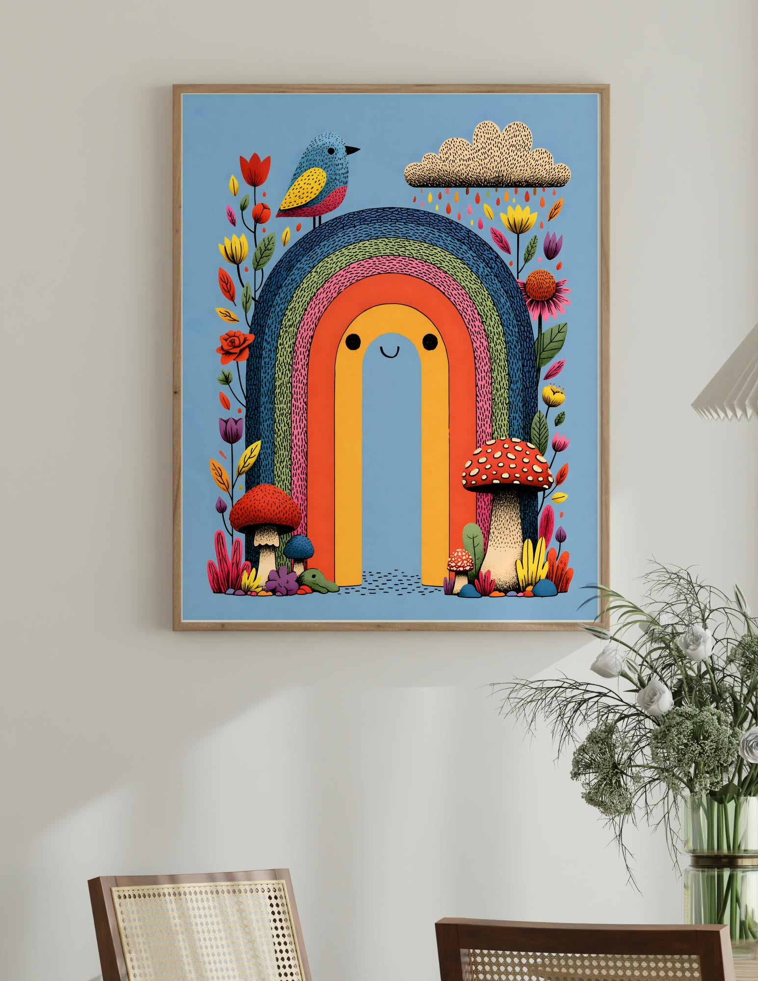 Fine Art Print shown in a room, mockup 2