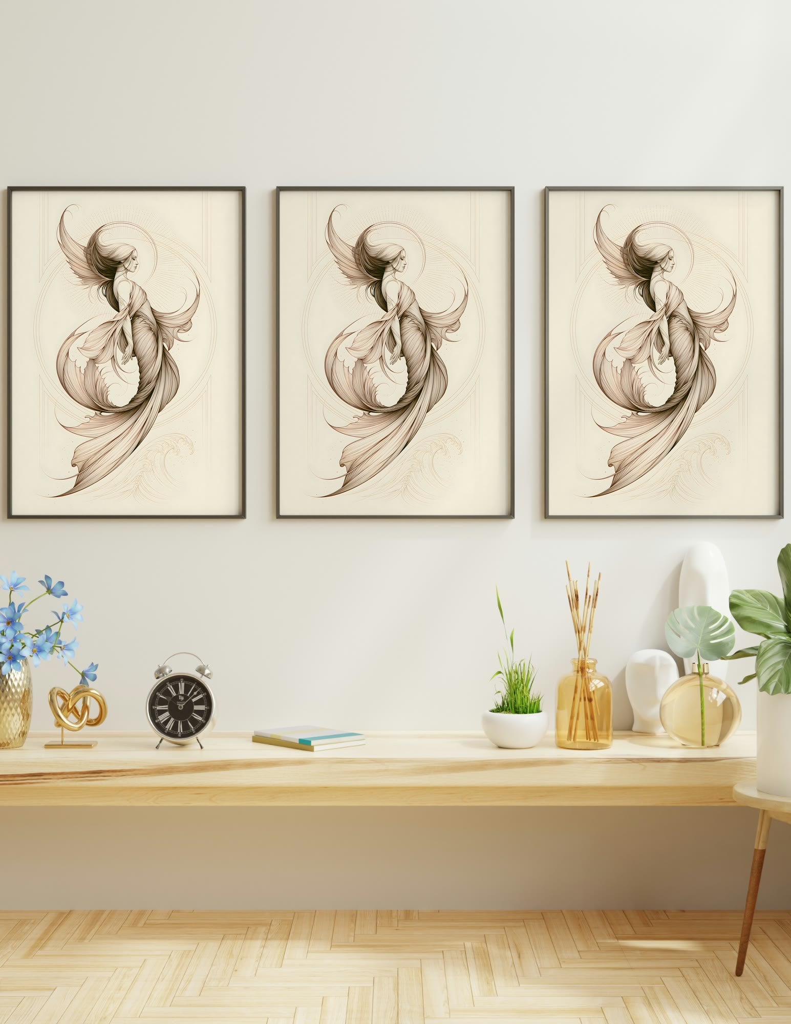 Semi-Gloss Poster shown in a room, mockup 1