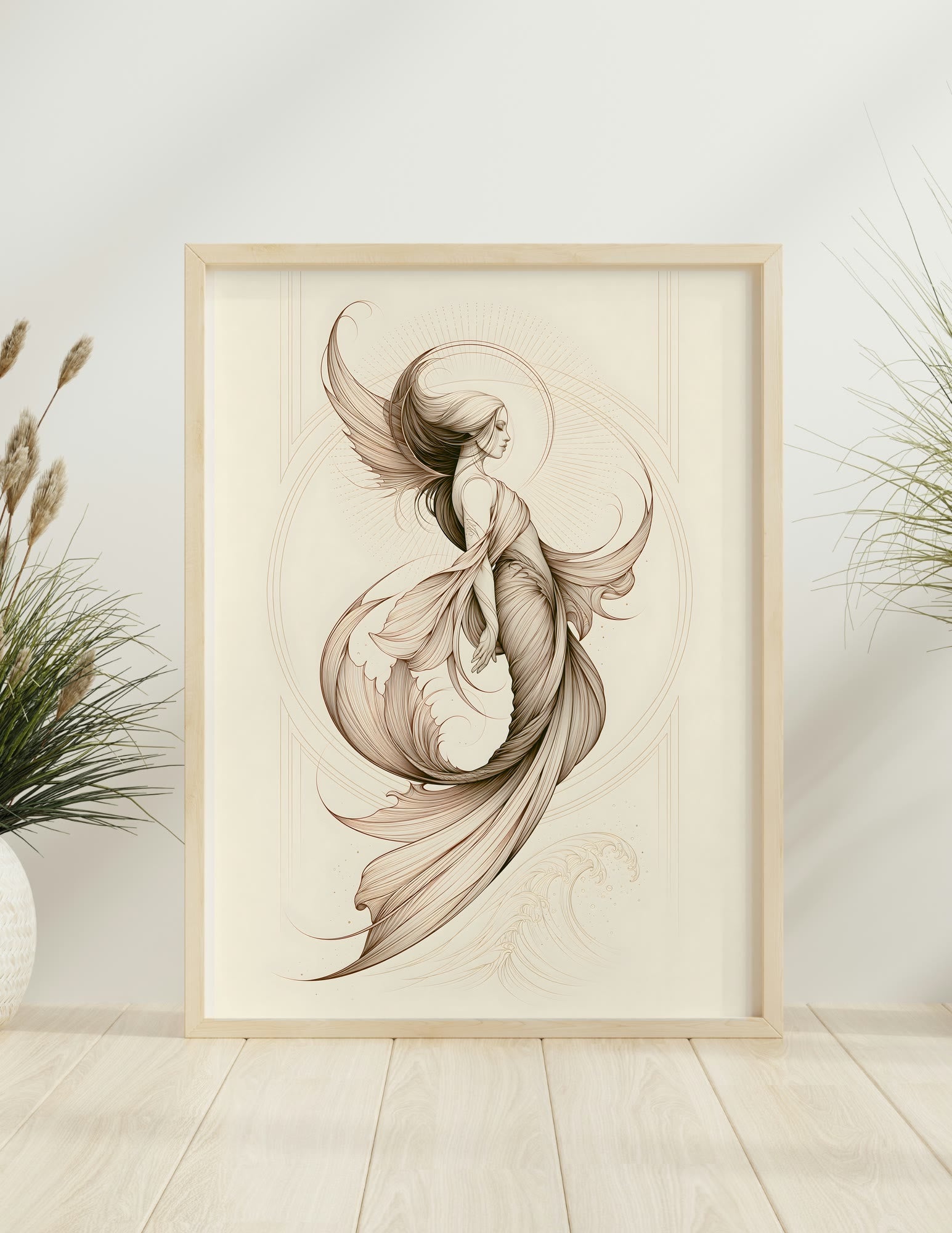 Fine Art Print shown in a room, mockup 2